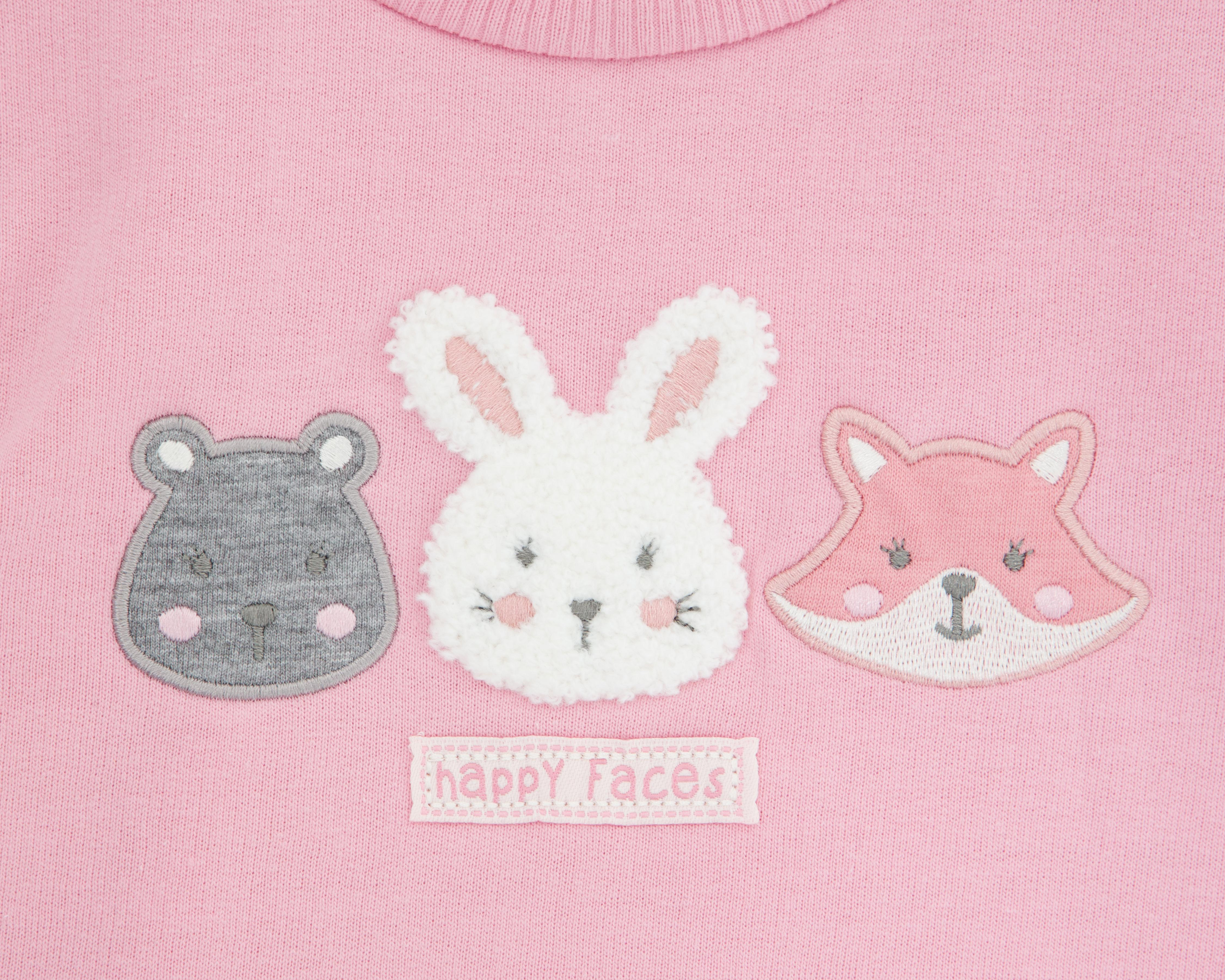 Foto 4 pulgar | Pantalón y Sudadera para Bebé Niña Baby Colors