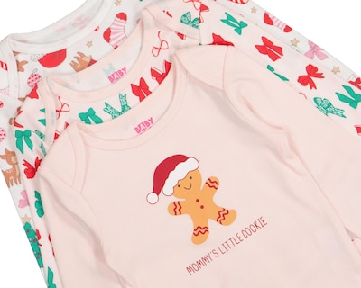 Foto 4 | Pañalero para Bebé Niña Baby Colors de Algodón 3 Piezas