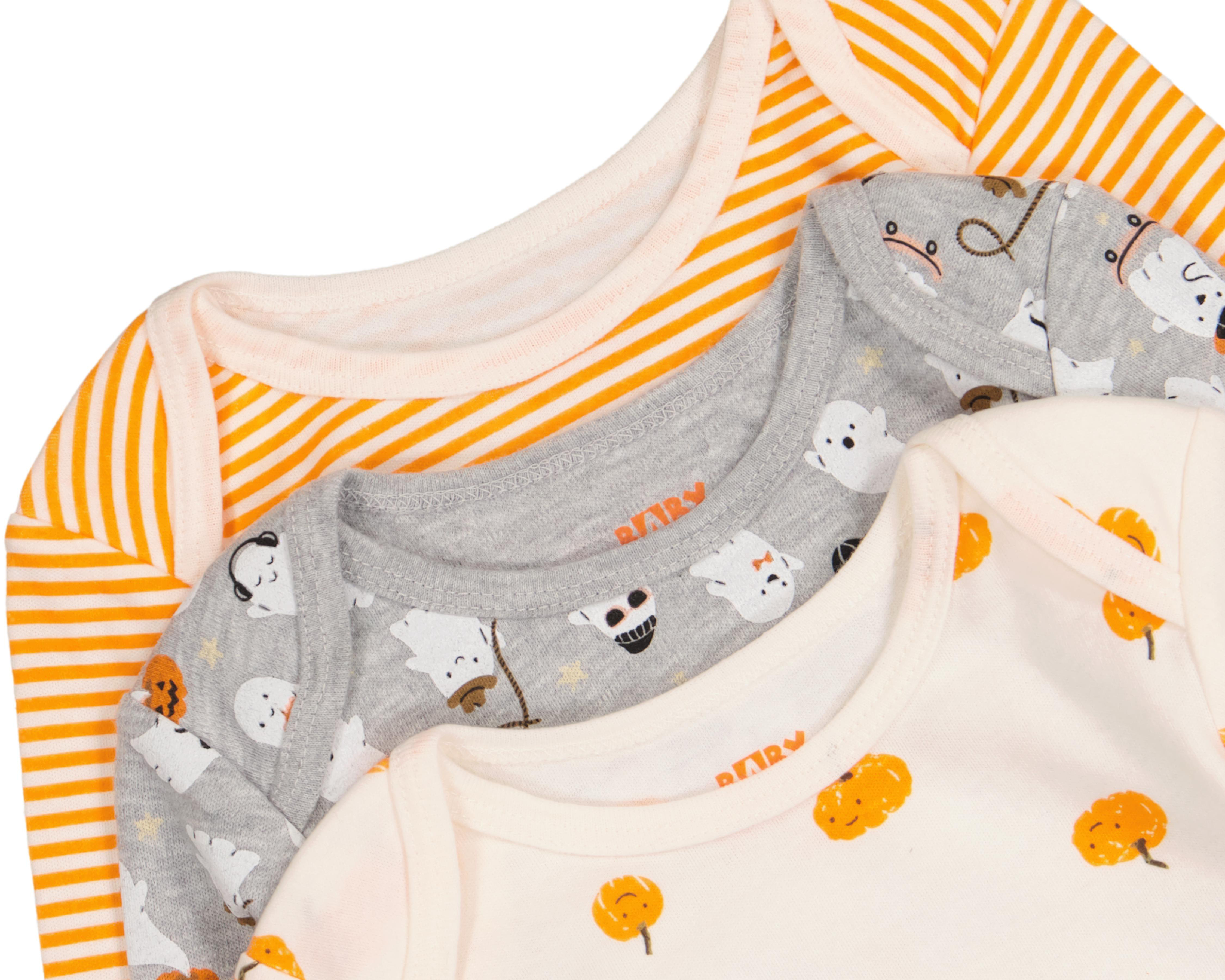 Foto 5 pulgar | Pañalero para Bebé Niño Baby Colors de Algodón Estampado 3 Piezas