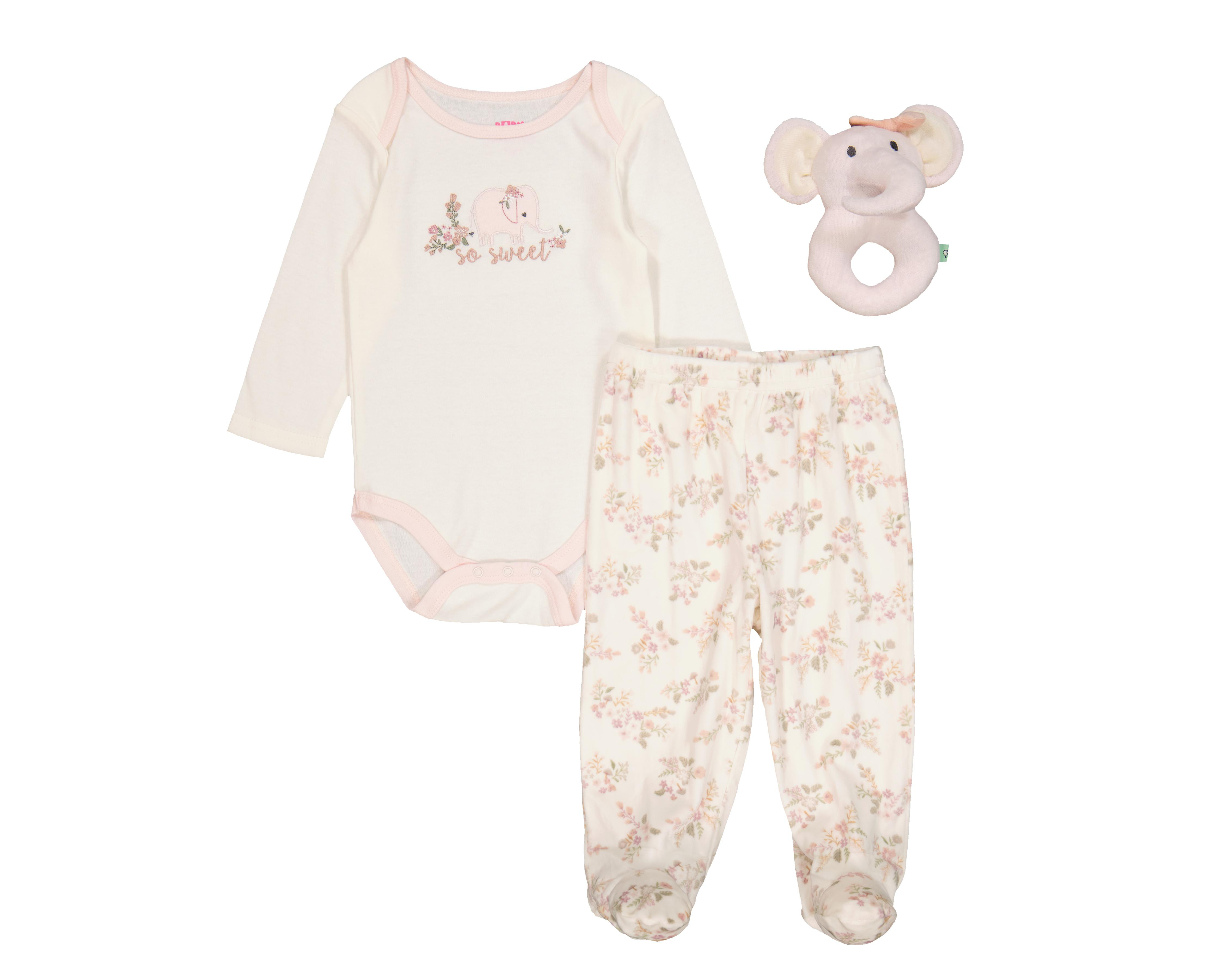 Foto 1 | Conjunto para Bebé Niña Baby Colors 3 Piezas