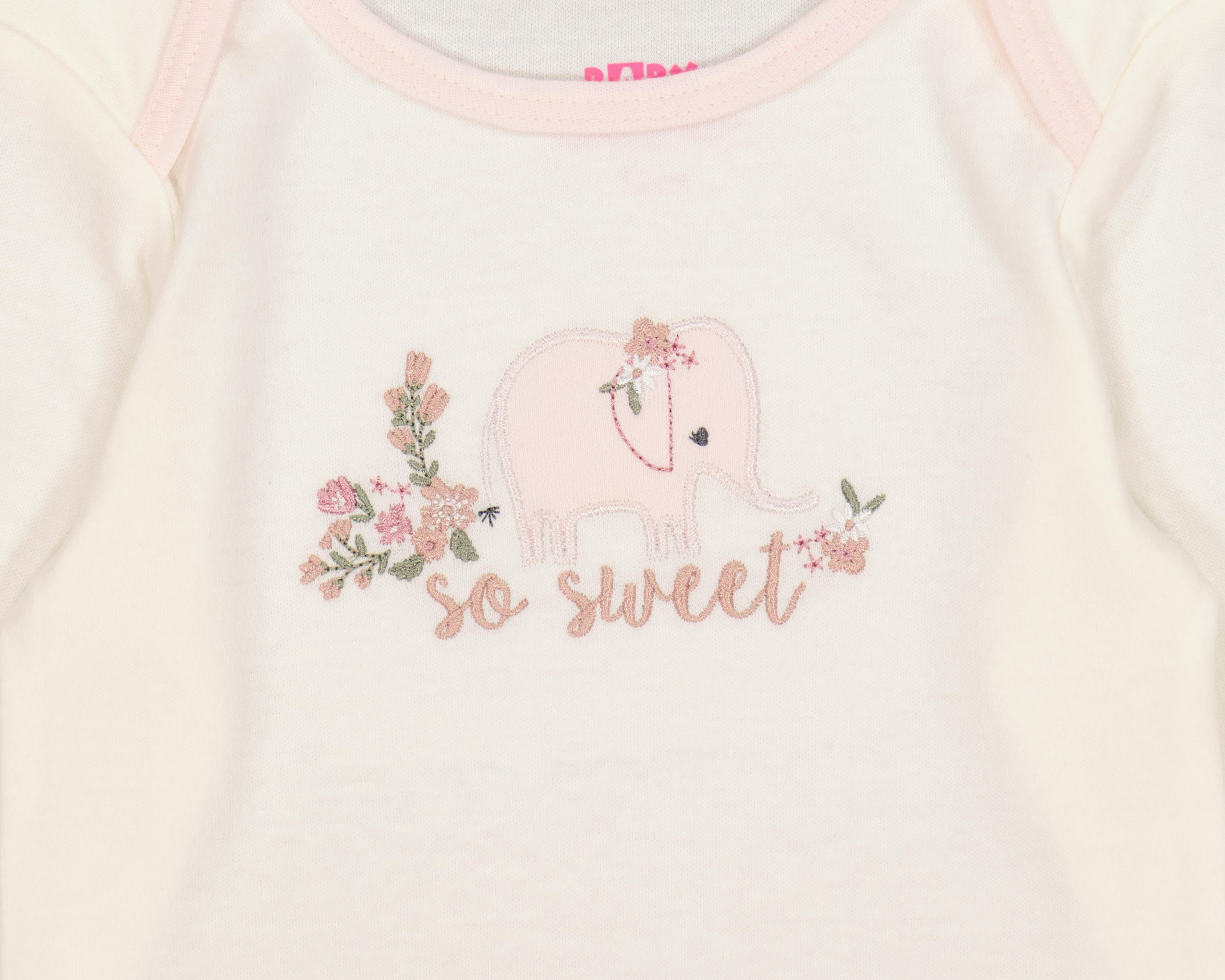 Foto 6 | Conjunto para Bebé Niña Baby Colors 3 Piezas