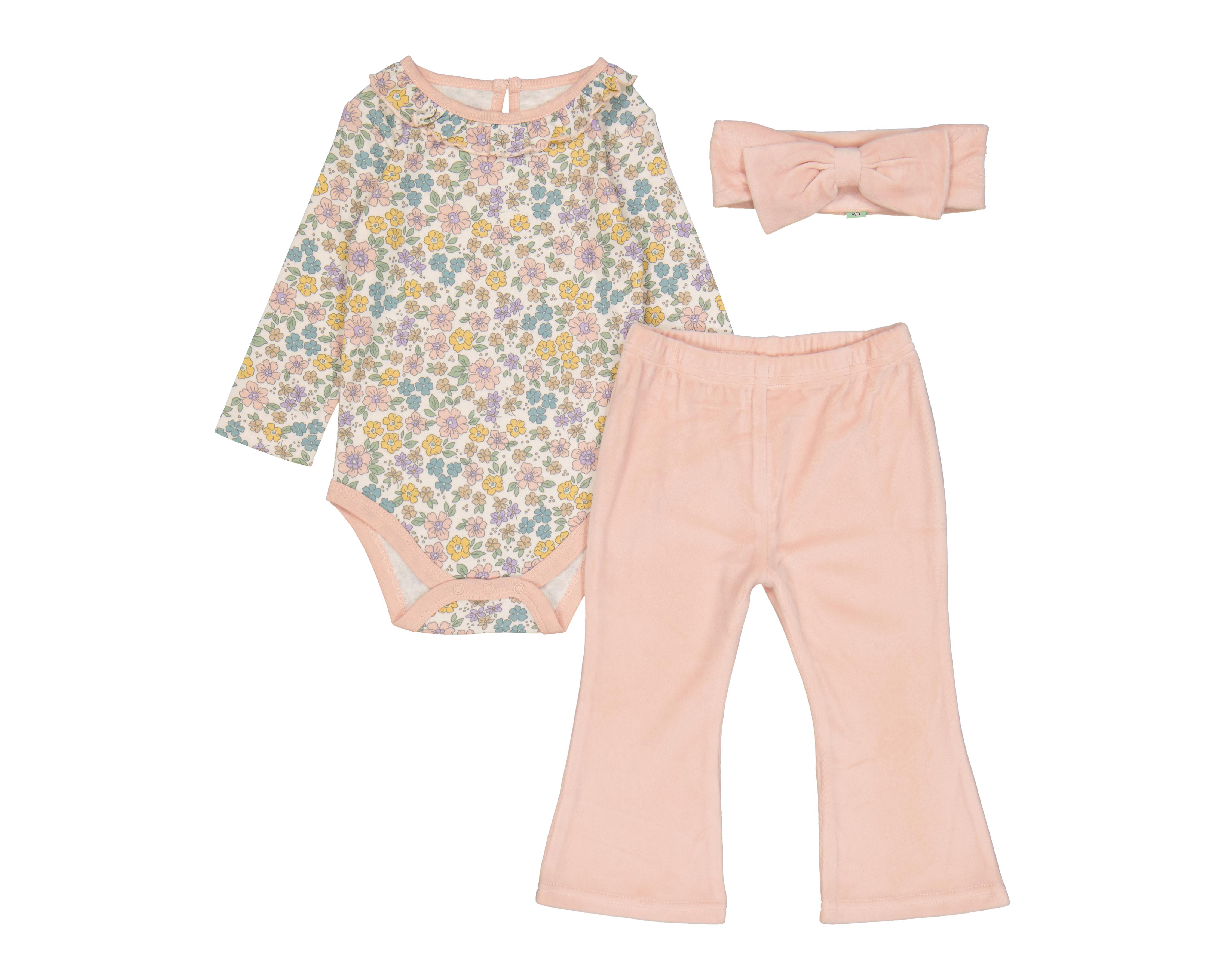 Foto 1 | Conjunto para Bebé Niña Baby Colors 3 Piezas
