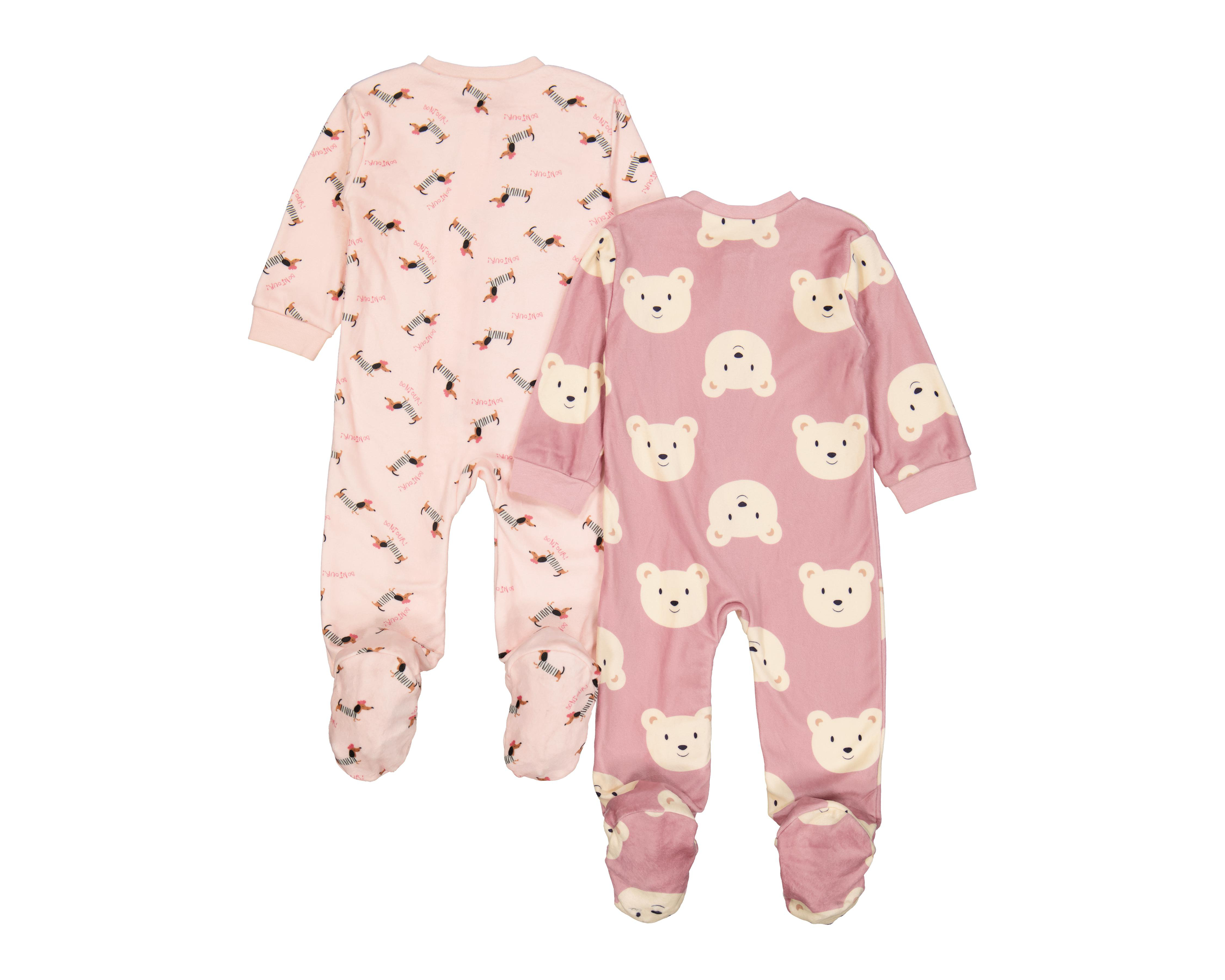 Foto 2 | Mameluco para Bebé Niña Baby Colors Estampado 2 Piezas