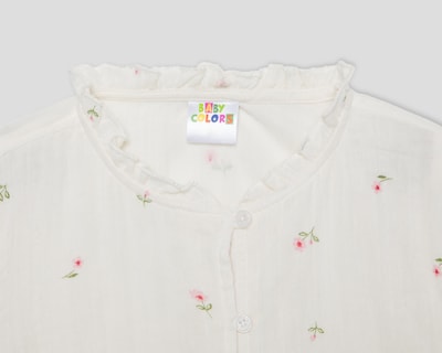 Foto 3 | Blusa para Bebé Niña Baby Colors de Algodón Manga Larga