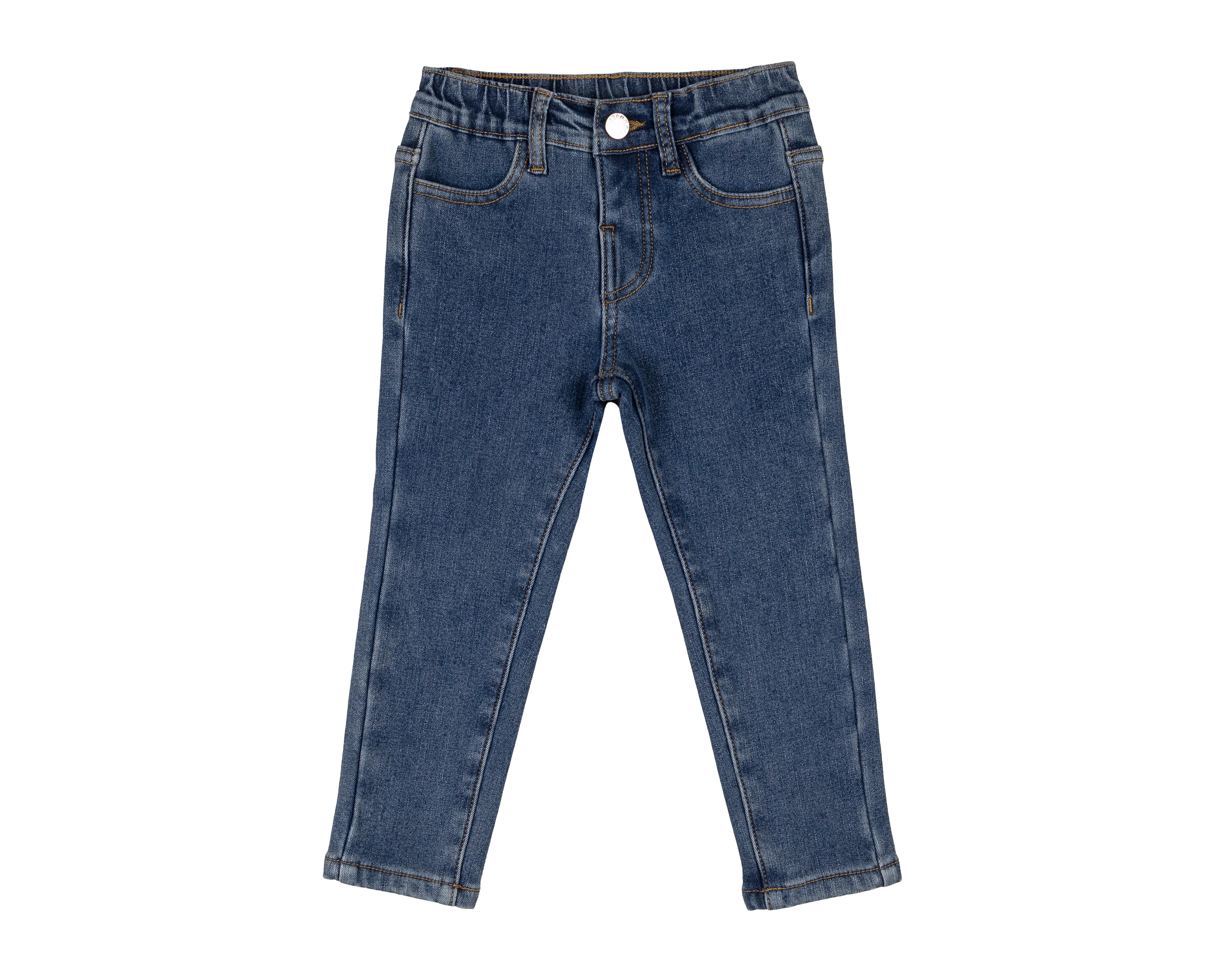 Foto 1 | Pantalón para Bebé Niña Baby Colors de Algodón Azul