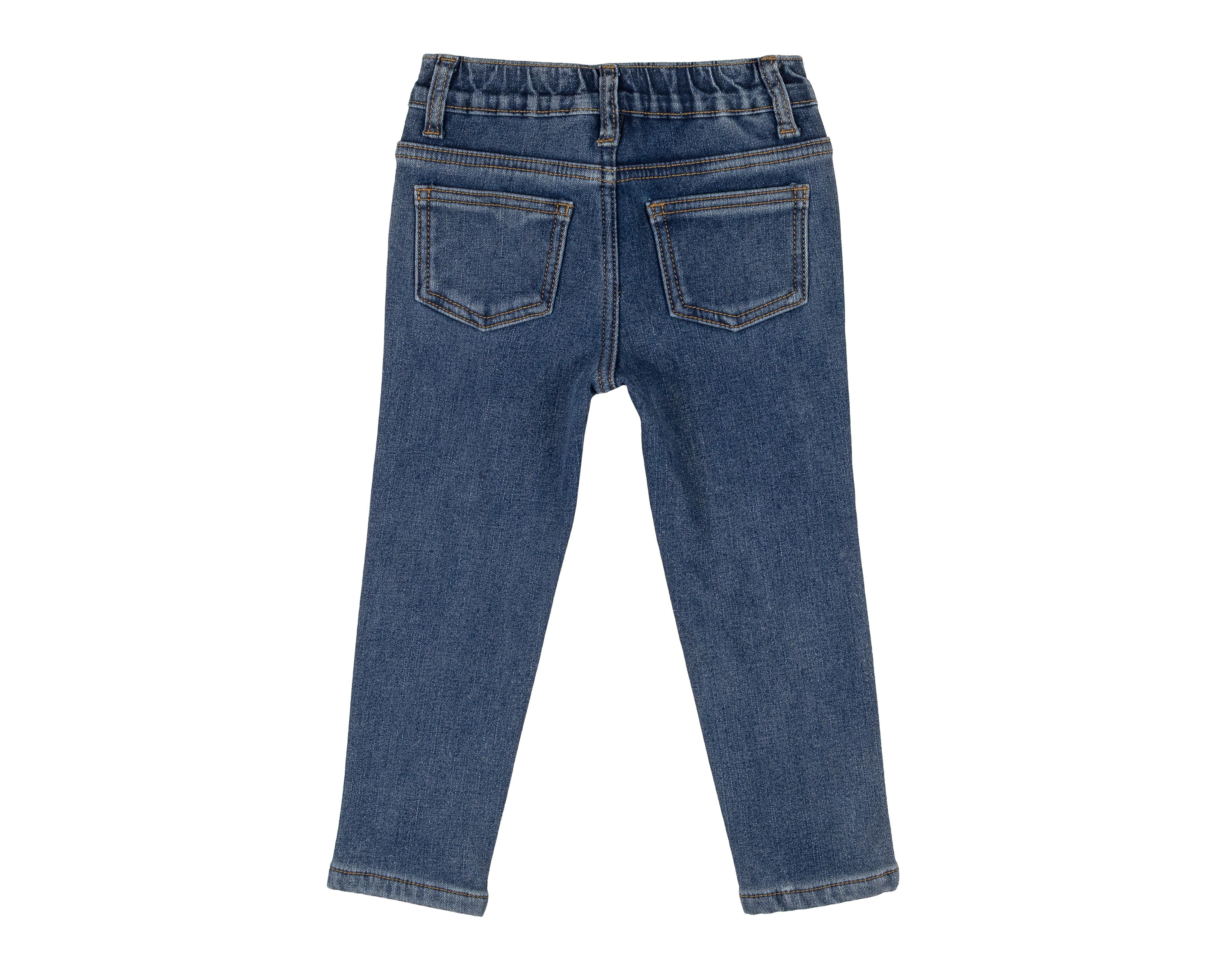 Foto 2 | Pantalón para Bebé Niña Baby Colors de Algodón Azul