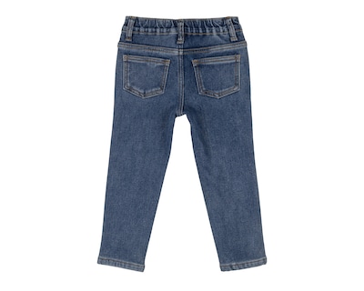 Foto 2 | Pantalón para Bebé Niña Baby Colors de Algodón Azul