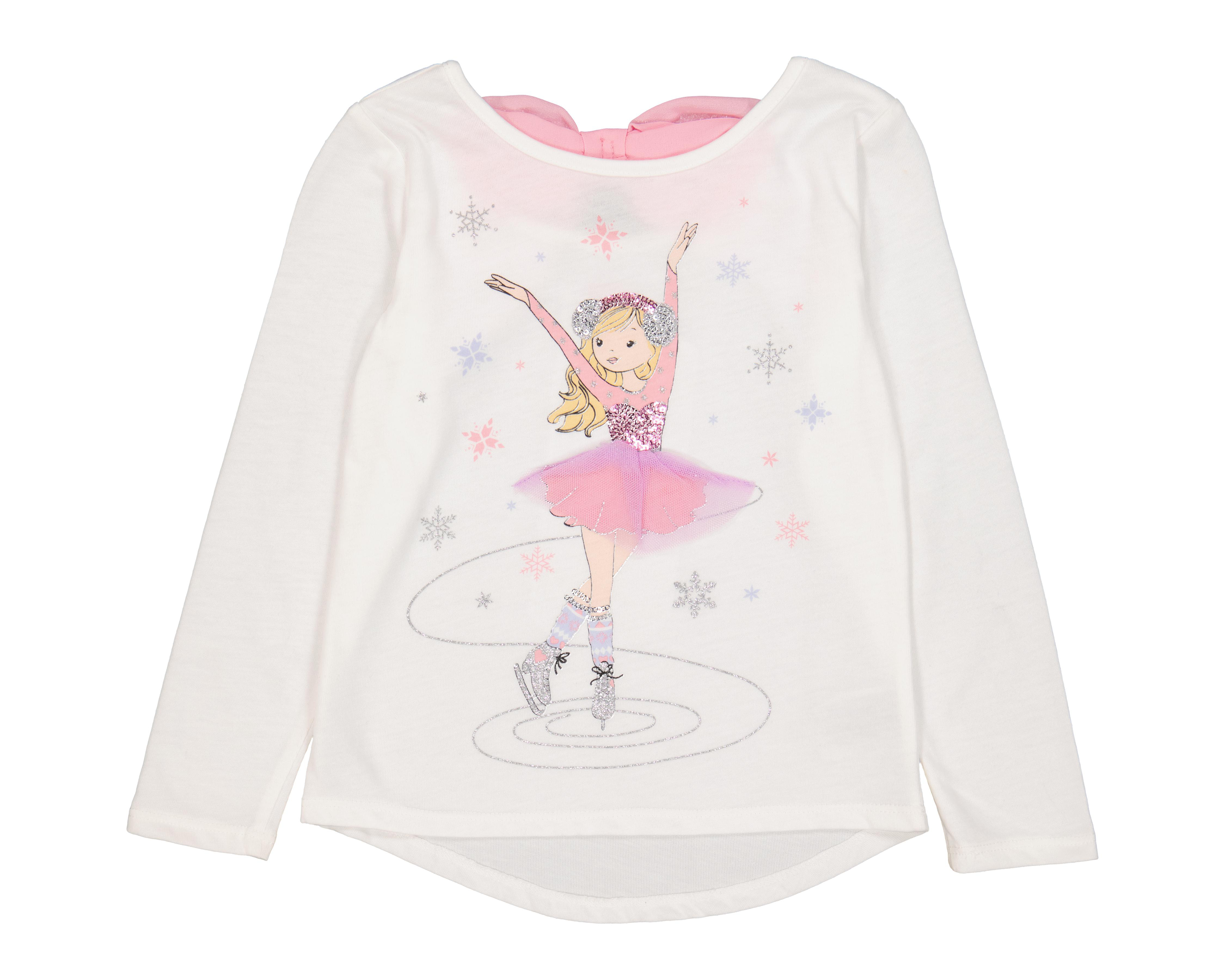 Foto 2 pulgar | Playera para Bebé Niña Baby Colors Manga Larga