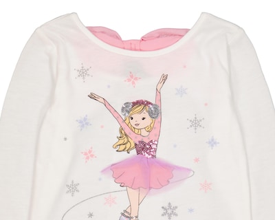 Foto 3 | Playera para Bebé Niña Baby Colors Manga Larga