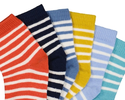 Foto 2 | Calcetines para Bebé Niño Baby Colors 6 Pares
