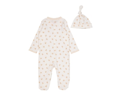 Foto 2 | Mameluco para Bebé Niño Baby Colors de Algodón con Gorro