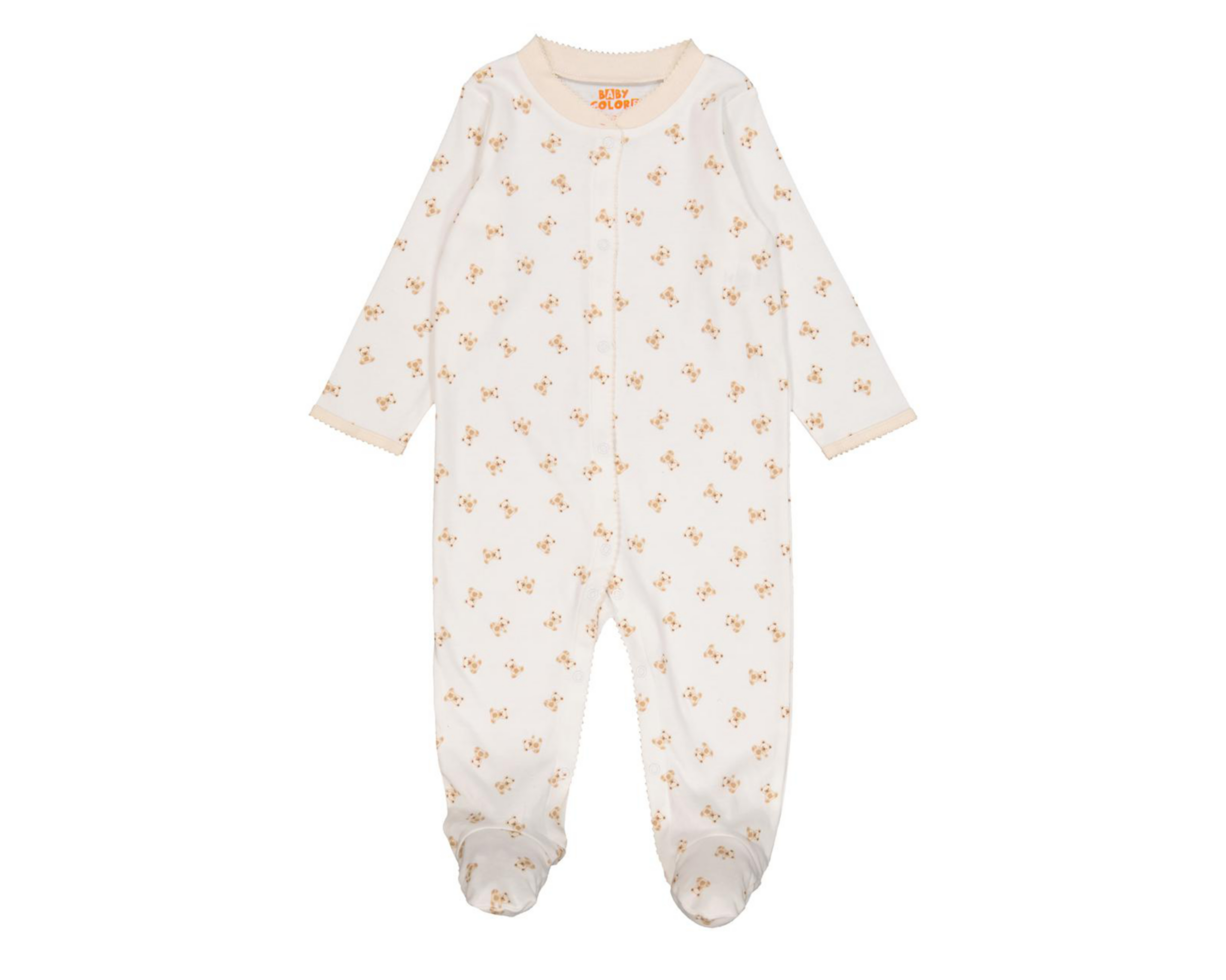Foto 4 pulgar | Mameluco para Bebé Niño Baby Colors de Algodón con Gorro