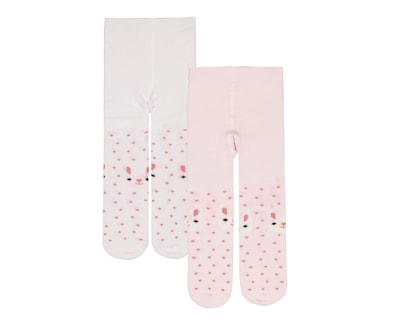 Foto 1 | Mallas Rosas para Niña con Estampado de Puntos 2 Piezas