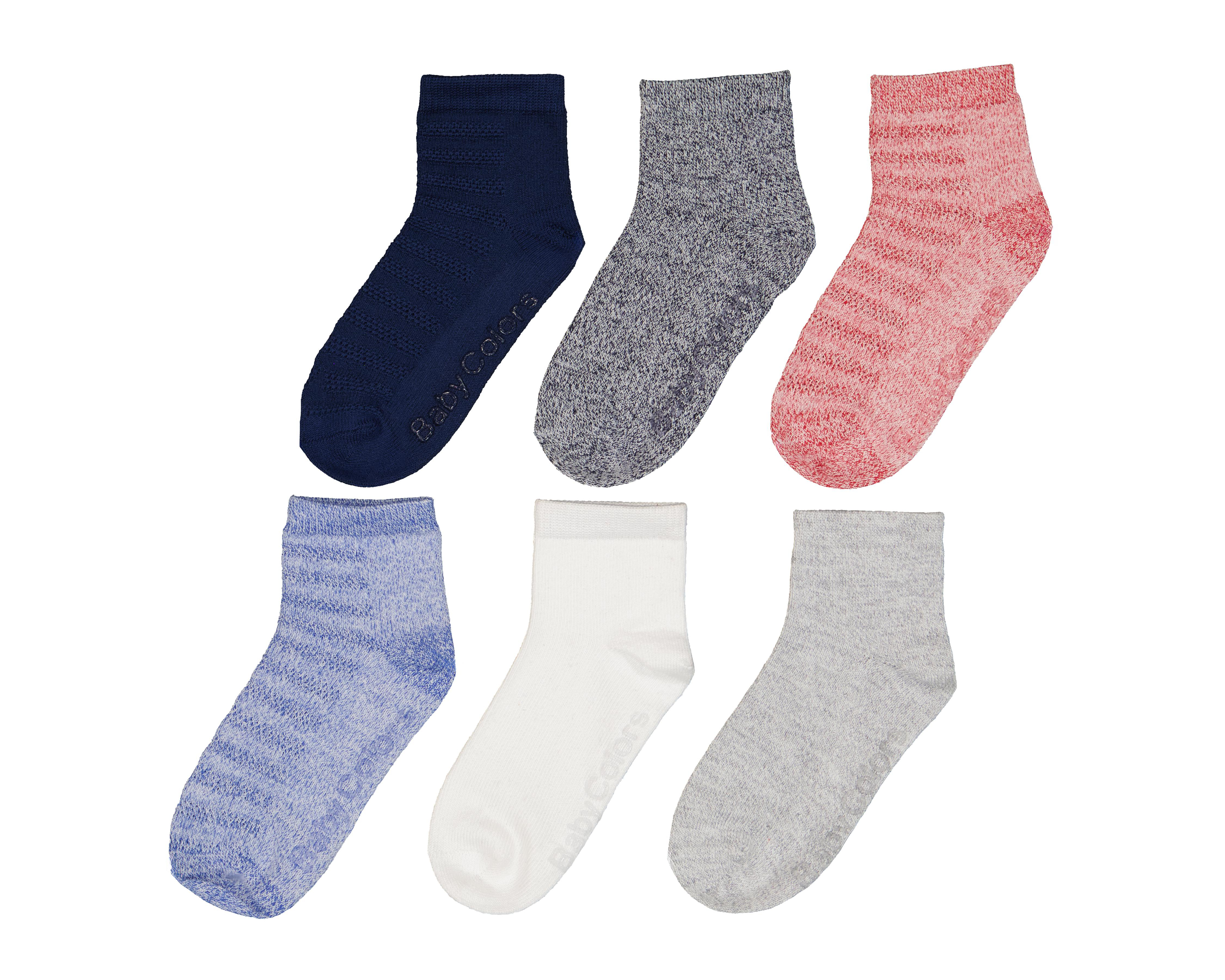 Calcetines para Bebé Niño Baby Colors 6 Pares