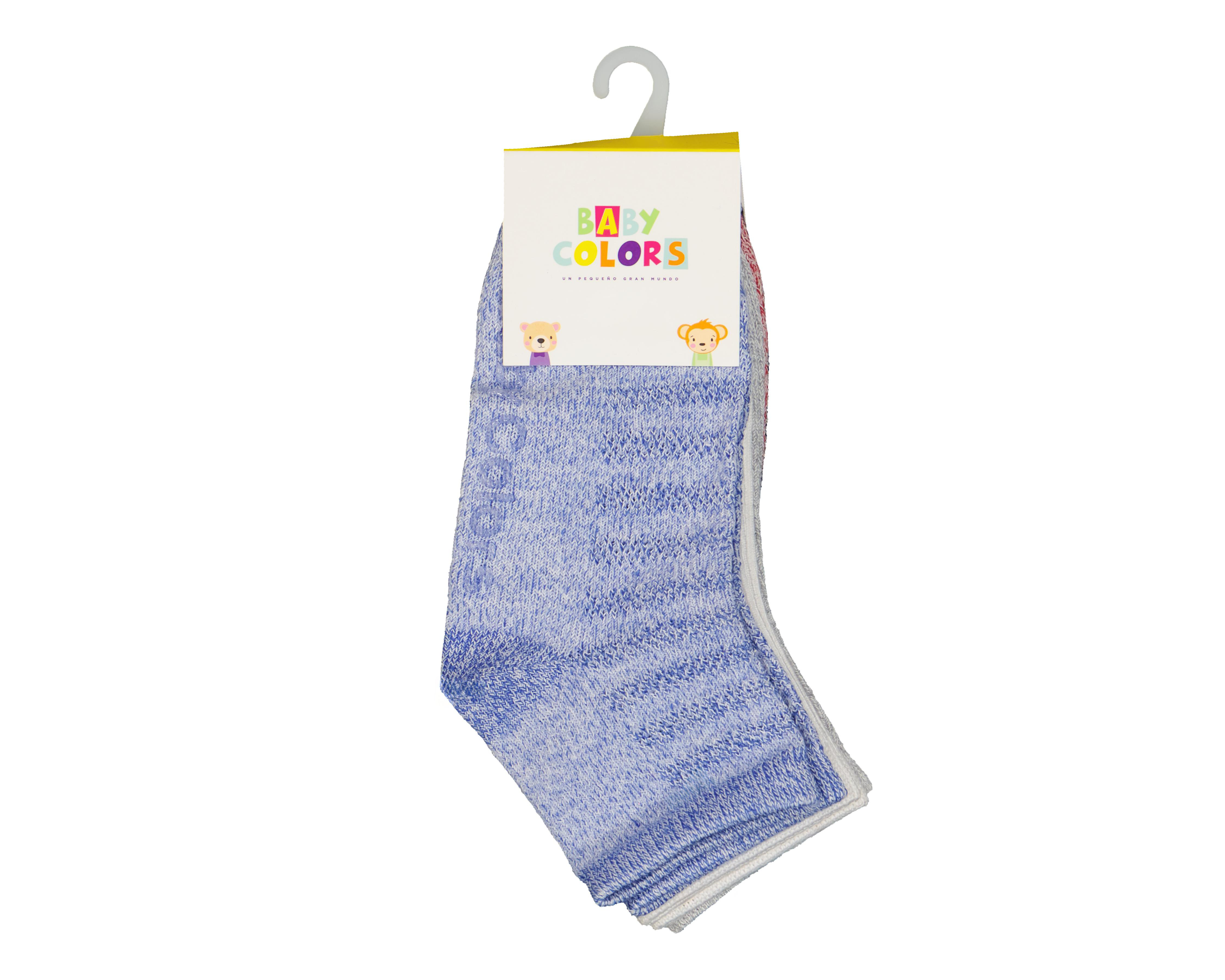 Foto 4 pulgar | Calcetines para Bebé Niño Baby Colors 6 Pares