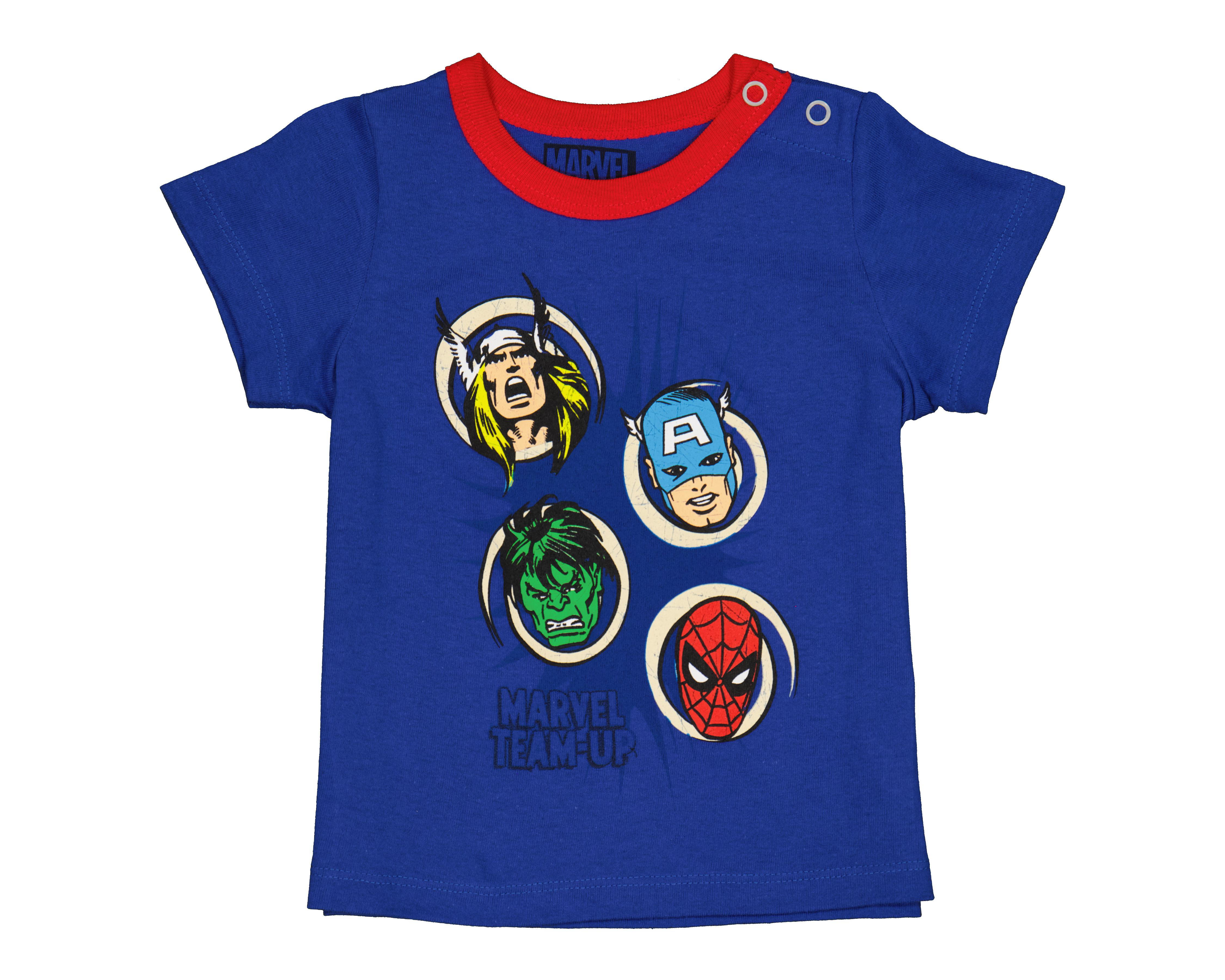 Foto 2 pulgar | Playera para Bebé Marvel Avengers de Algodón