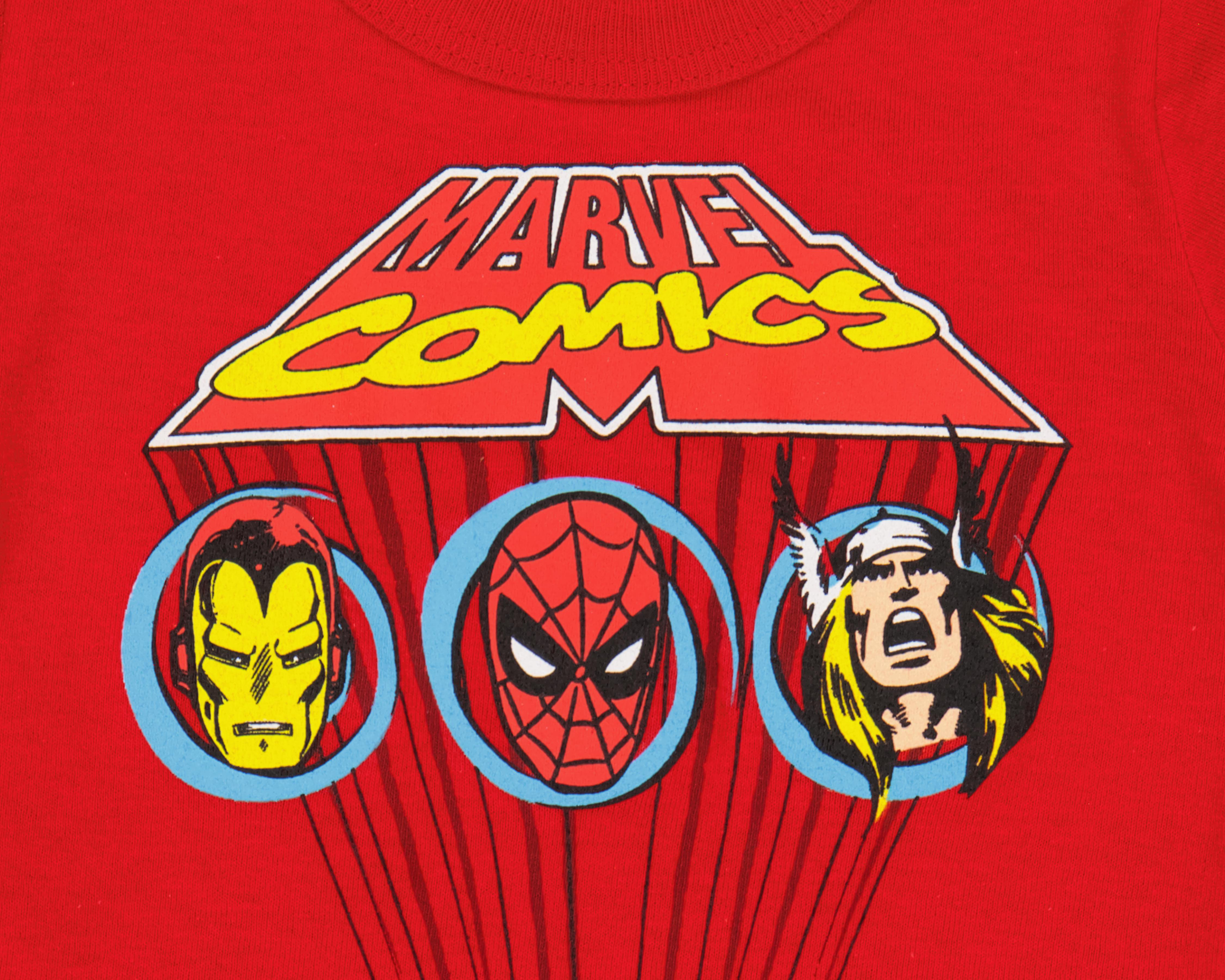 Foto 3 | Playera para Bebé Marvel Avengers de Algodón