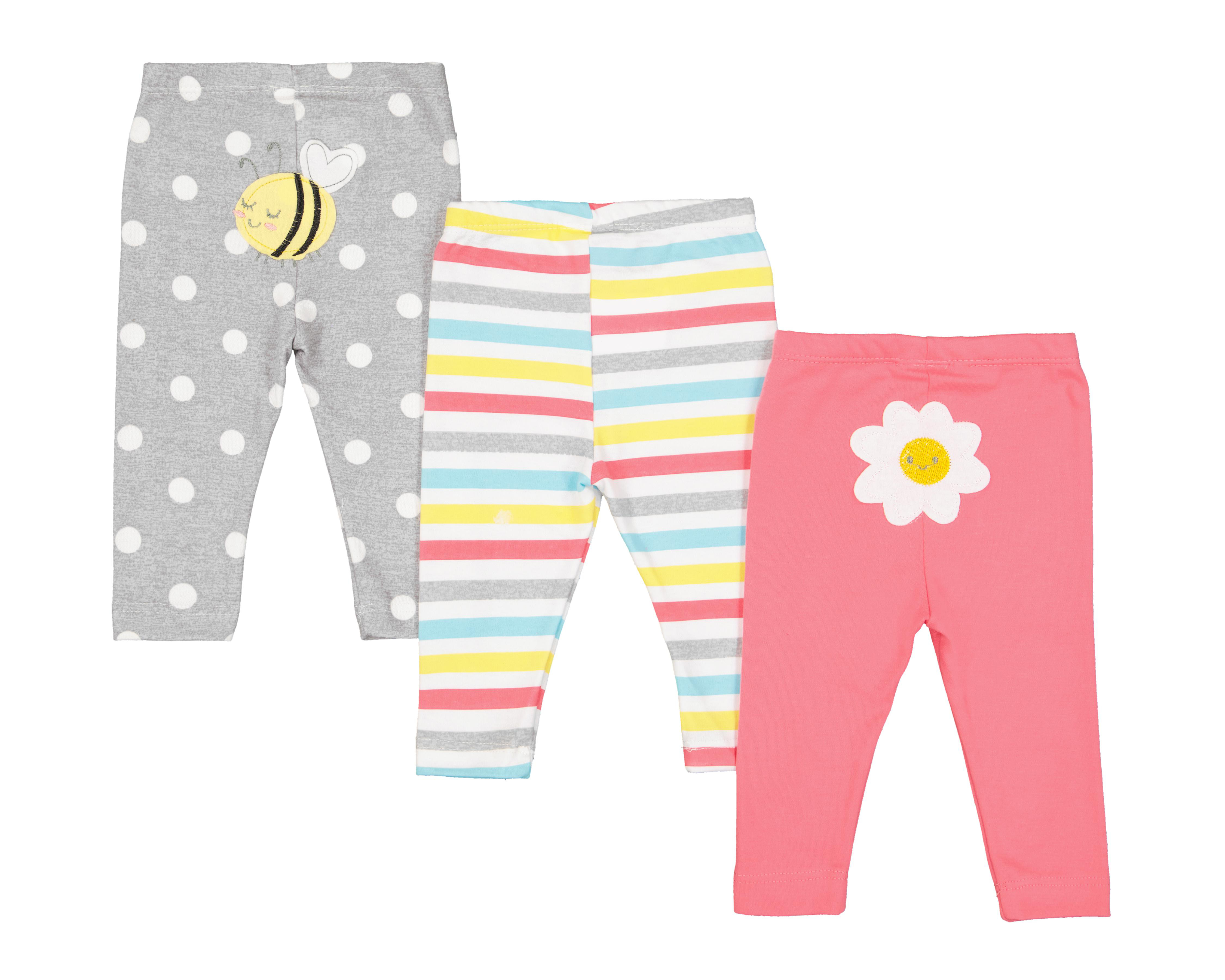 Foto 2 | Pantalón para Bebé Niña Baby Colors 3 Piezas