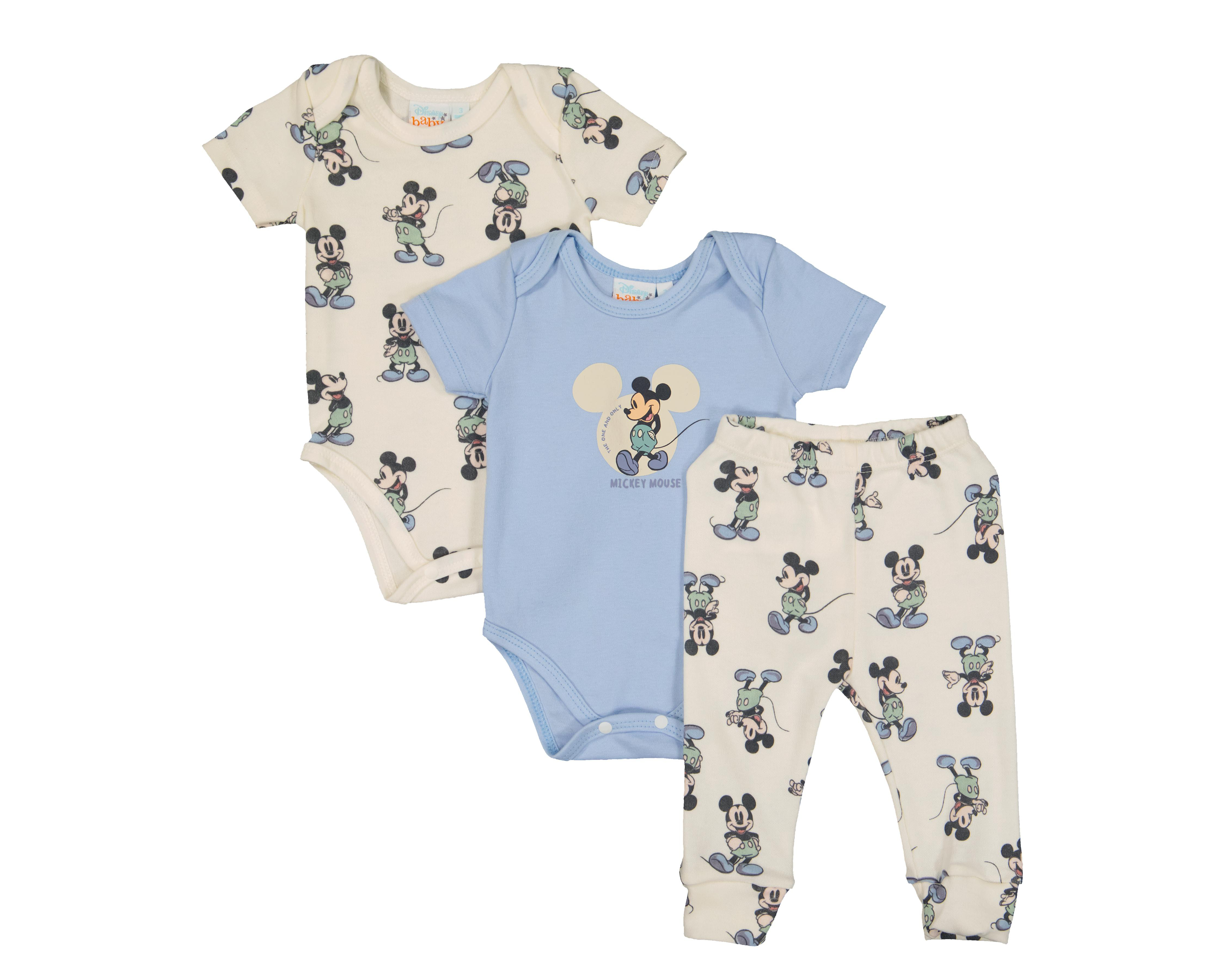 Conjunto para Bebé Niño Disney Baby Estampado 3 Piezas