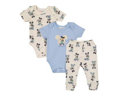 Foto 1 | Conjunto para Bebé Niño Disney Baby Estampado 3 Piezas