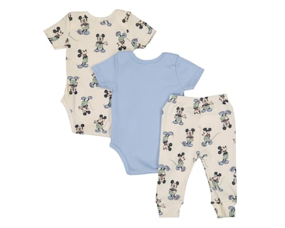 Foto 2 | Conjunto para Bebé Niño Disney Baby Estampado 3 Piezas