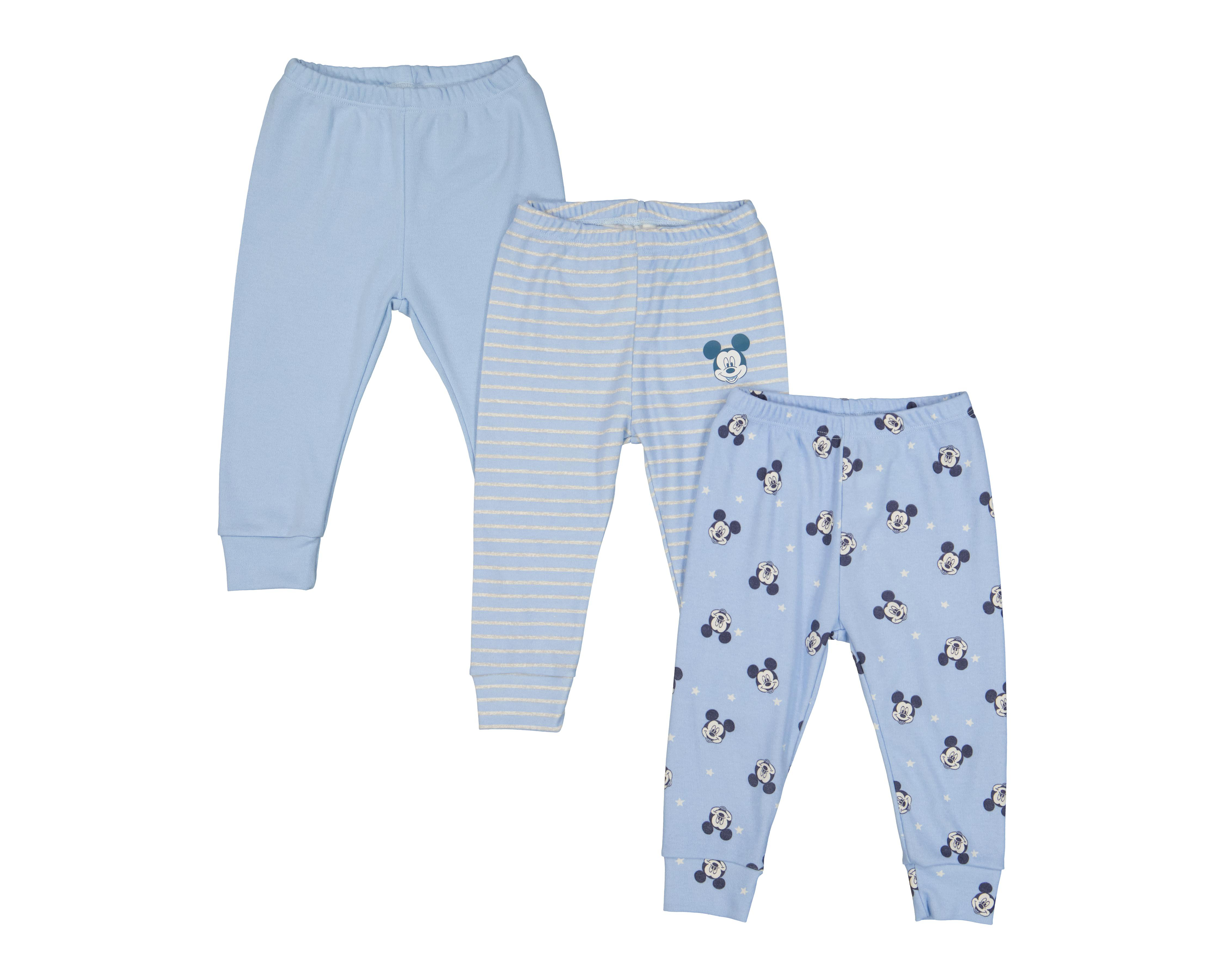 Pantalón para Bebé Niño Disney Minnie Mouse con Estampado 3 Piezas