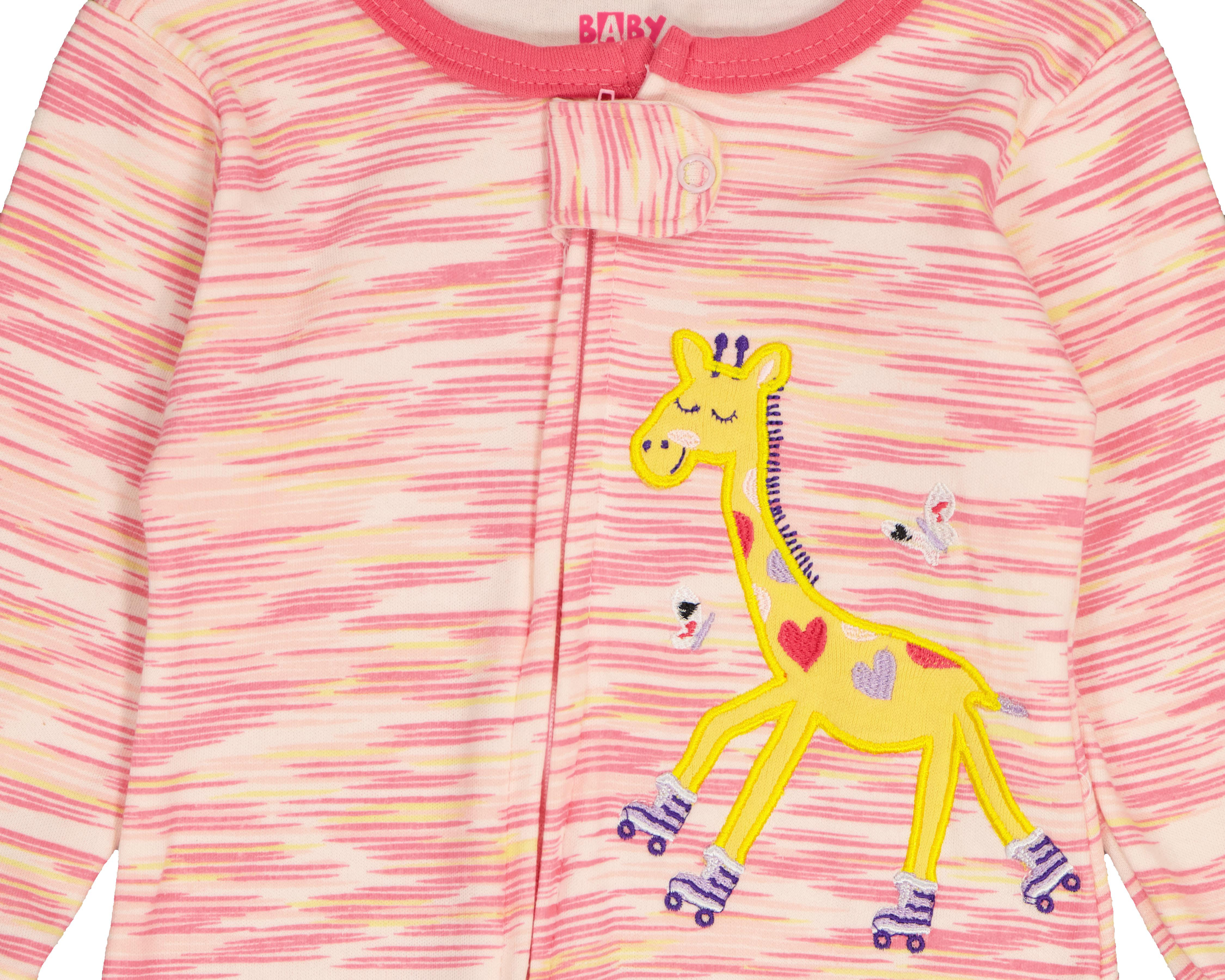Foto 3 | Mameluco para Bebé Niña Baby Colors de Jirafa