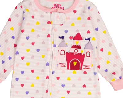 Foto 3 | Mameluco para Bebé Niña Baby Colors de Corazones