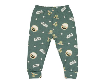 Foto 3 | Pantalón para Bebé Niño Disney Baby The Mandalorian 3 Piezas