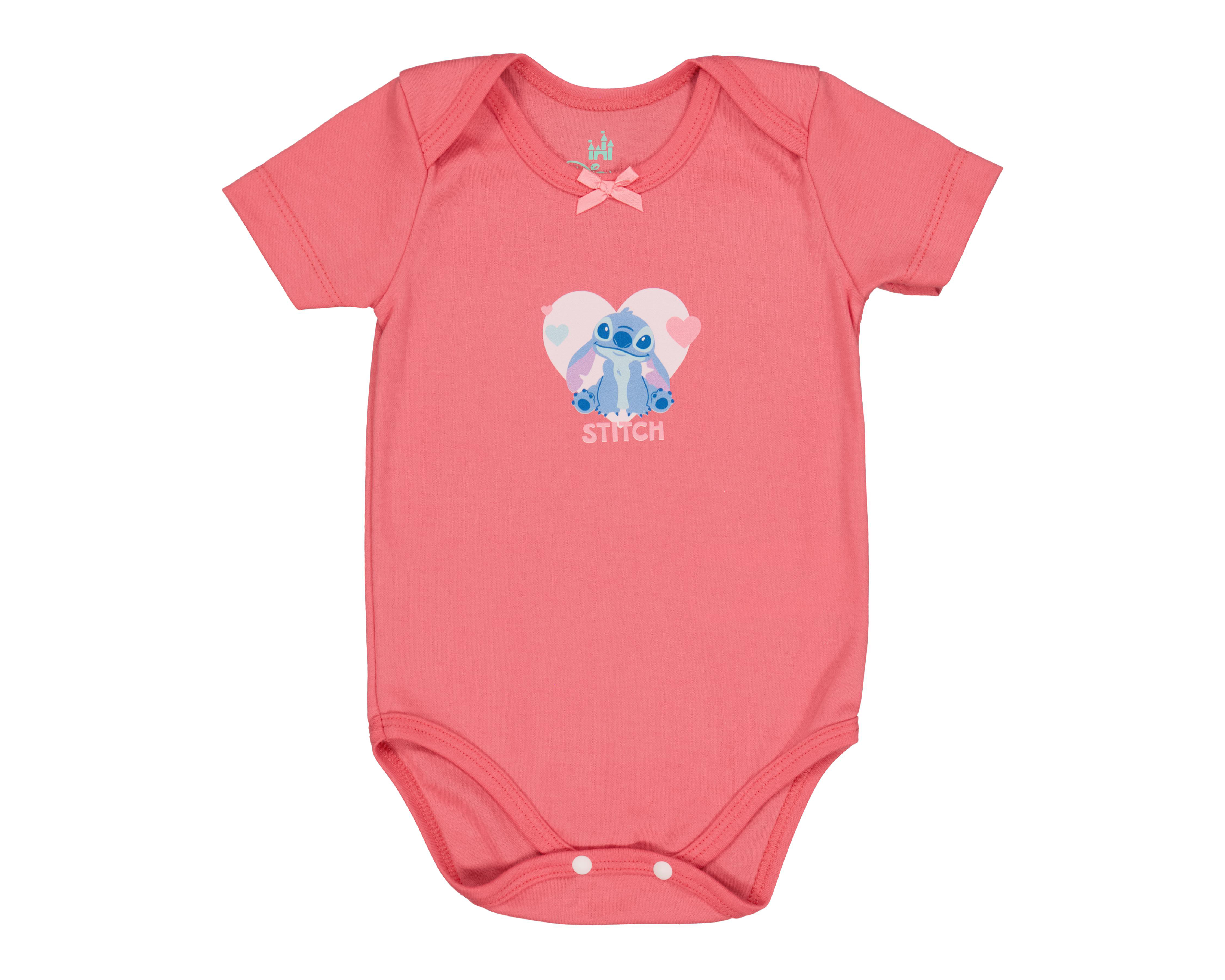 Foto 4 pulgar | Pañalero para Bebé Niña Disney Baby Lilo & Stitch Rosa