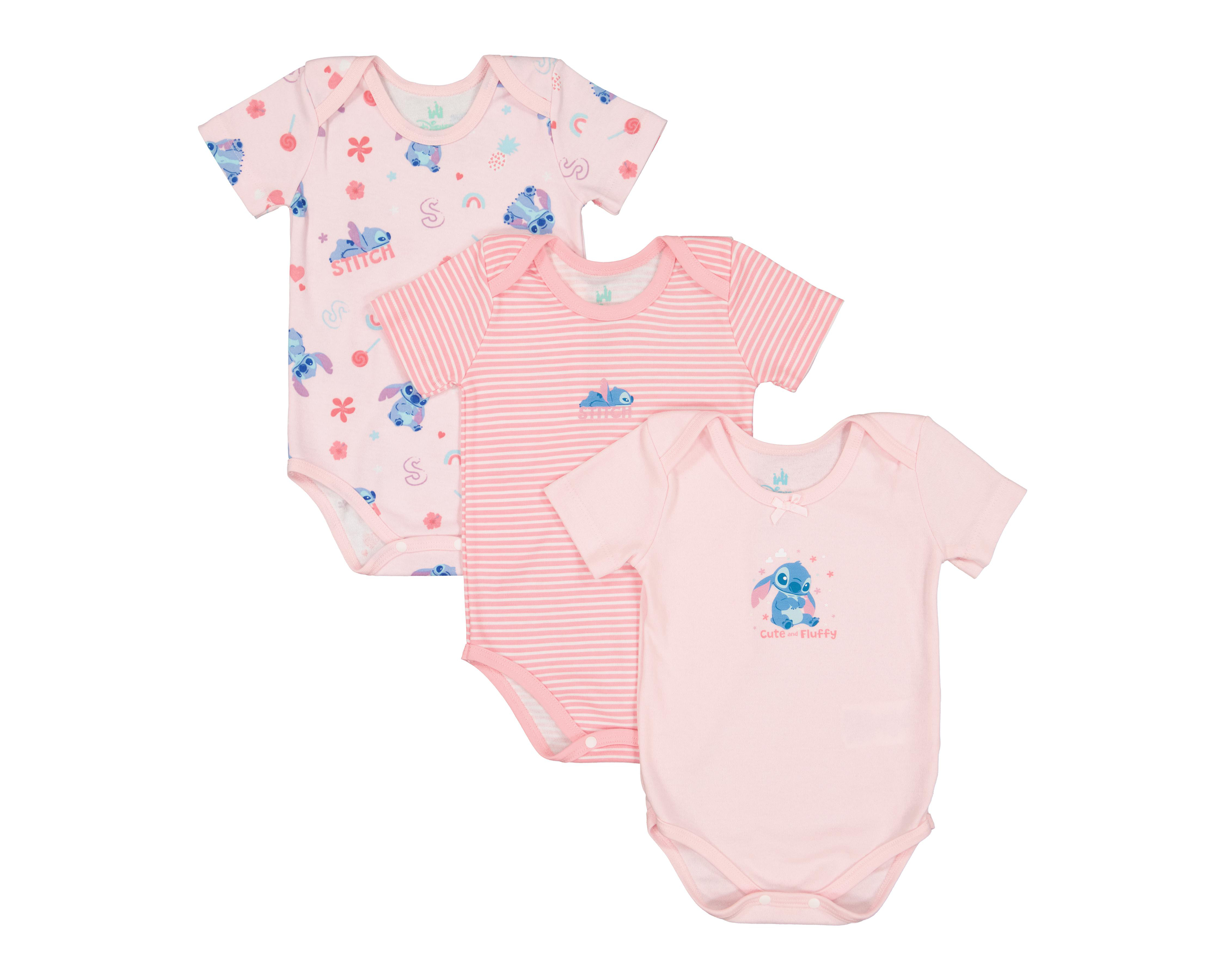 Foto 1 | Pañalero para Bebé Niña Disney Baby Stitch 3 Piezas