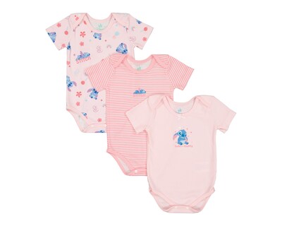 Foto 1 | Pañalero para Bebé Niña Disney Baby Stitch 3 Piezas