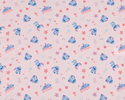 Foto 3 | Sábana para Bebé Disney Stitch Rosa 3 Piezas