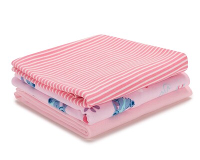 Foto 4 | Sábana para Bebé Disney Stitch Rosa 3 Piezas