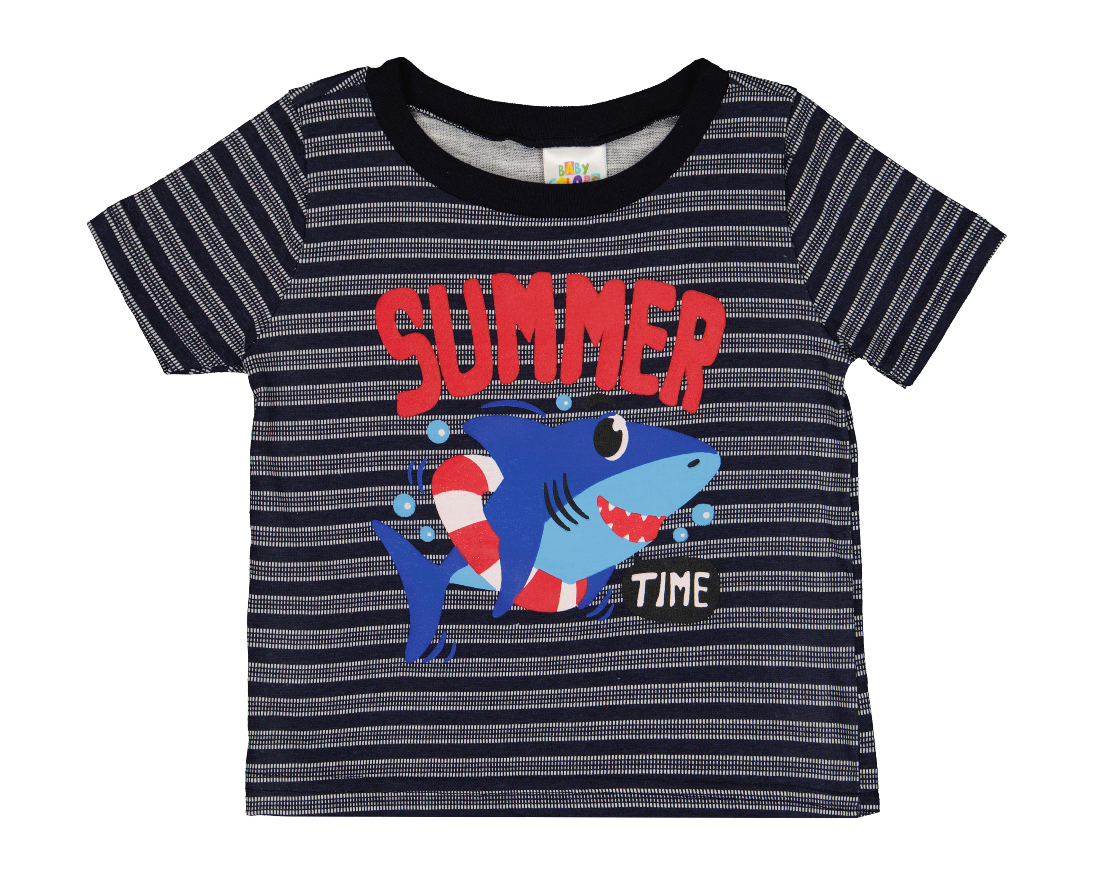 Foto 3 | Conjunto para Bebe Niño Baby Colors con Estampado 2 Piezas