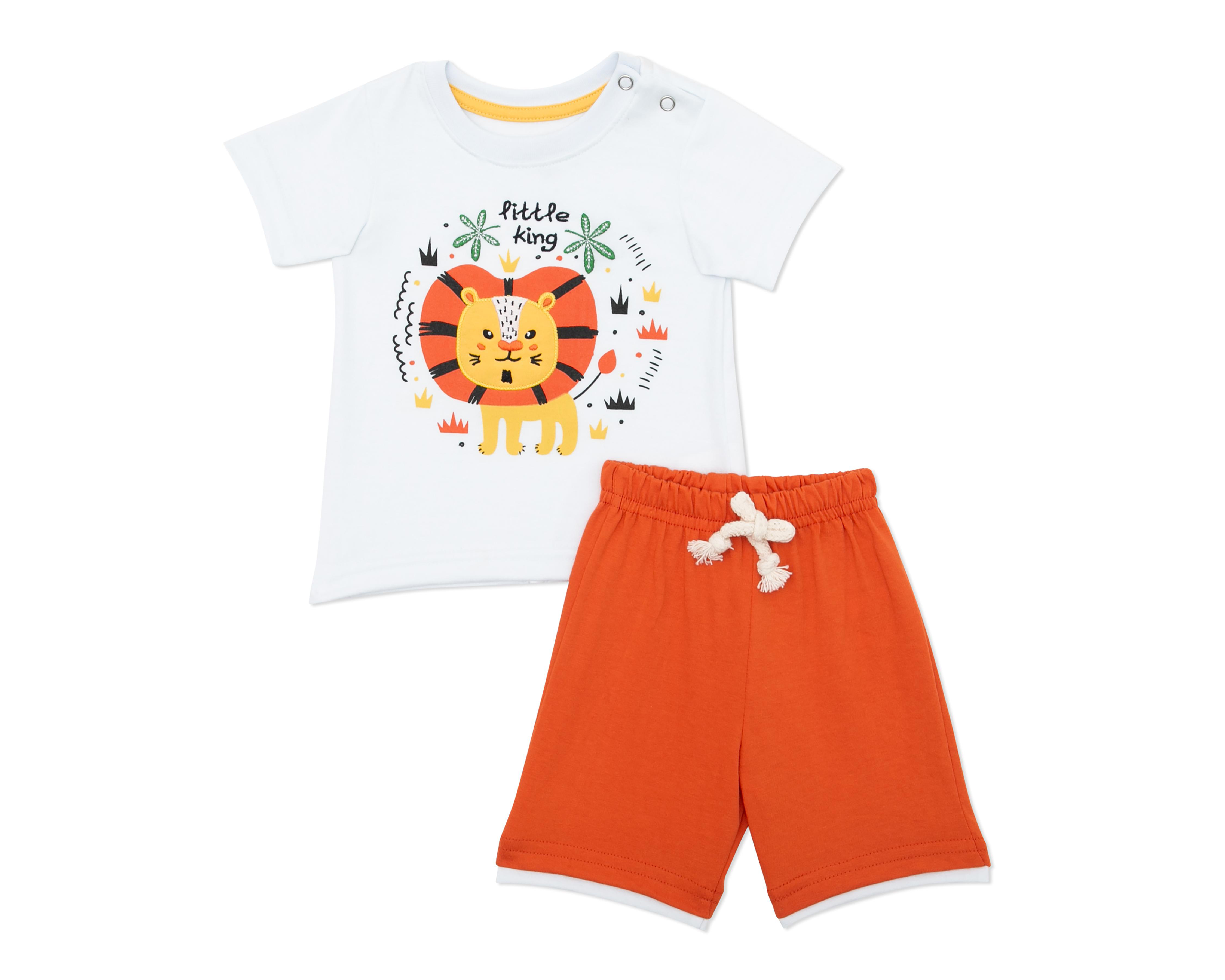 Foto 1 | Conjunto para Bebé Niño Baby Colors Estampado 2 Piezas