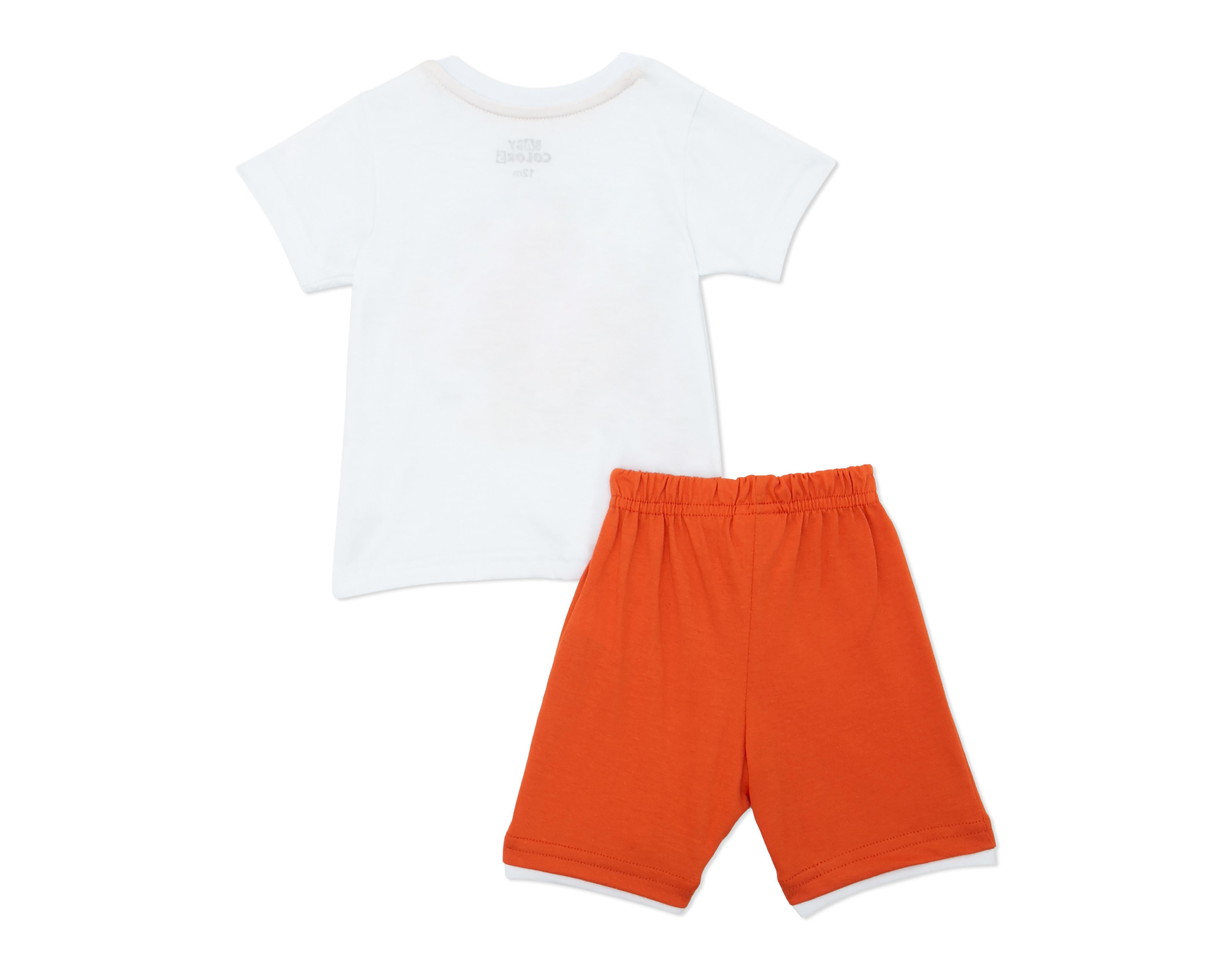 Foto 2 | Conjunto para Bebé Niño Baby Colors Estampado 2 Piezas
