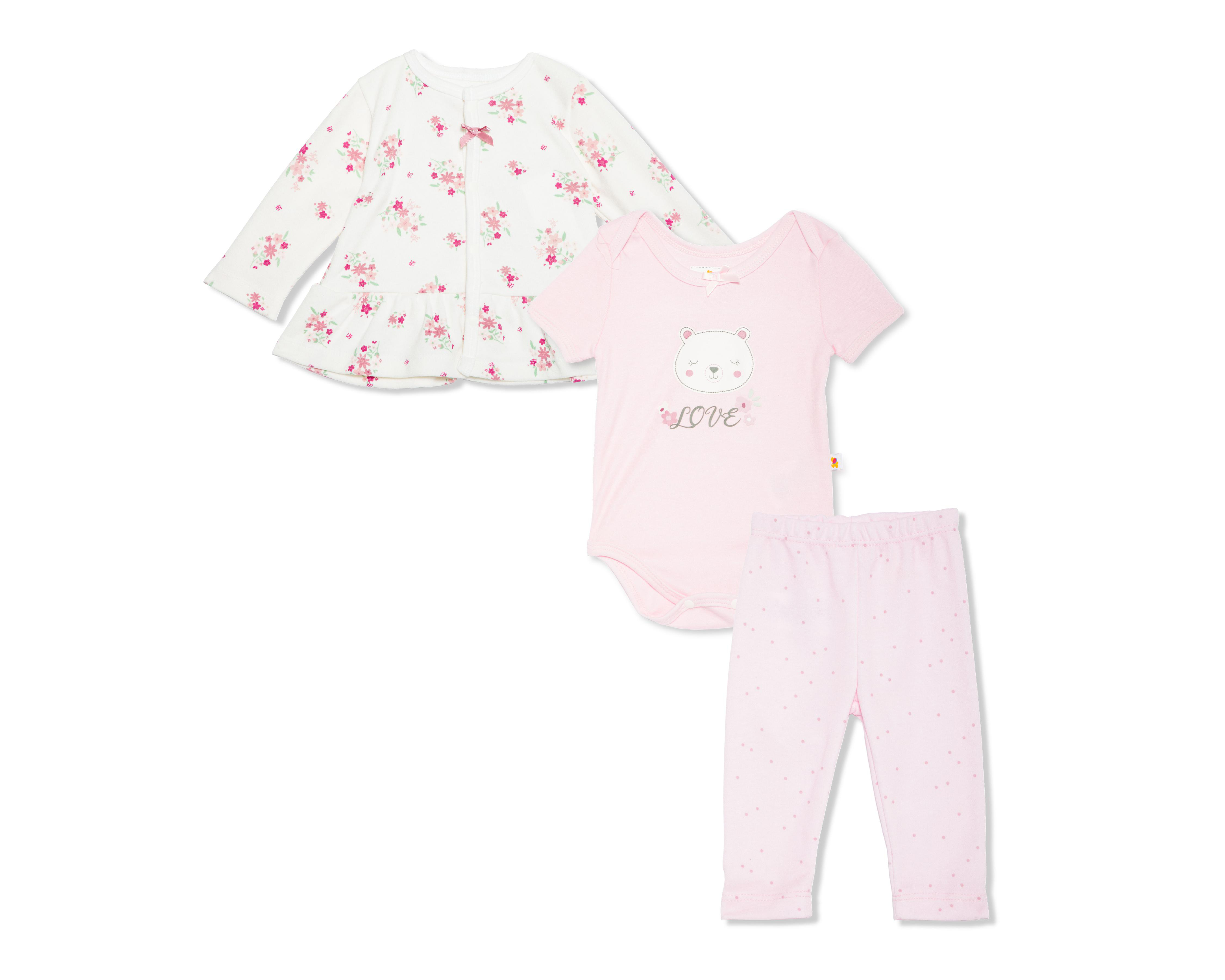 Foto 1 | Conjunto para Bebé Niña Baby Circus 3 Piezas
