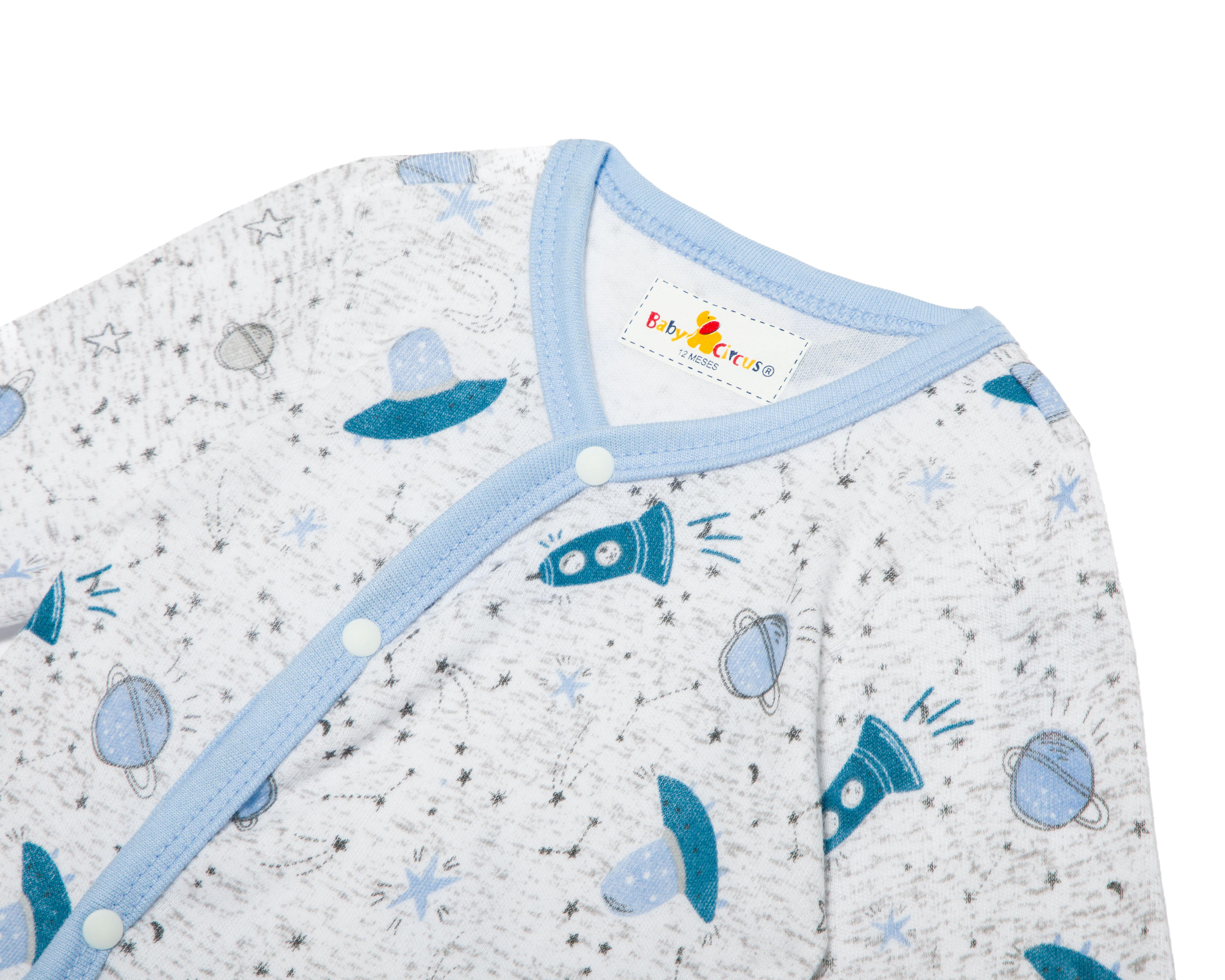 Foto 4 pulgar | Mameluco para Bebé Niño Baby Circus con Estampado
