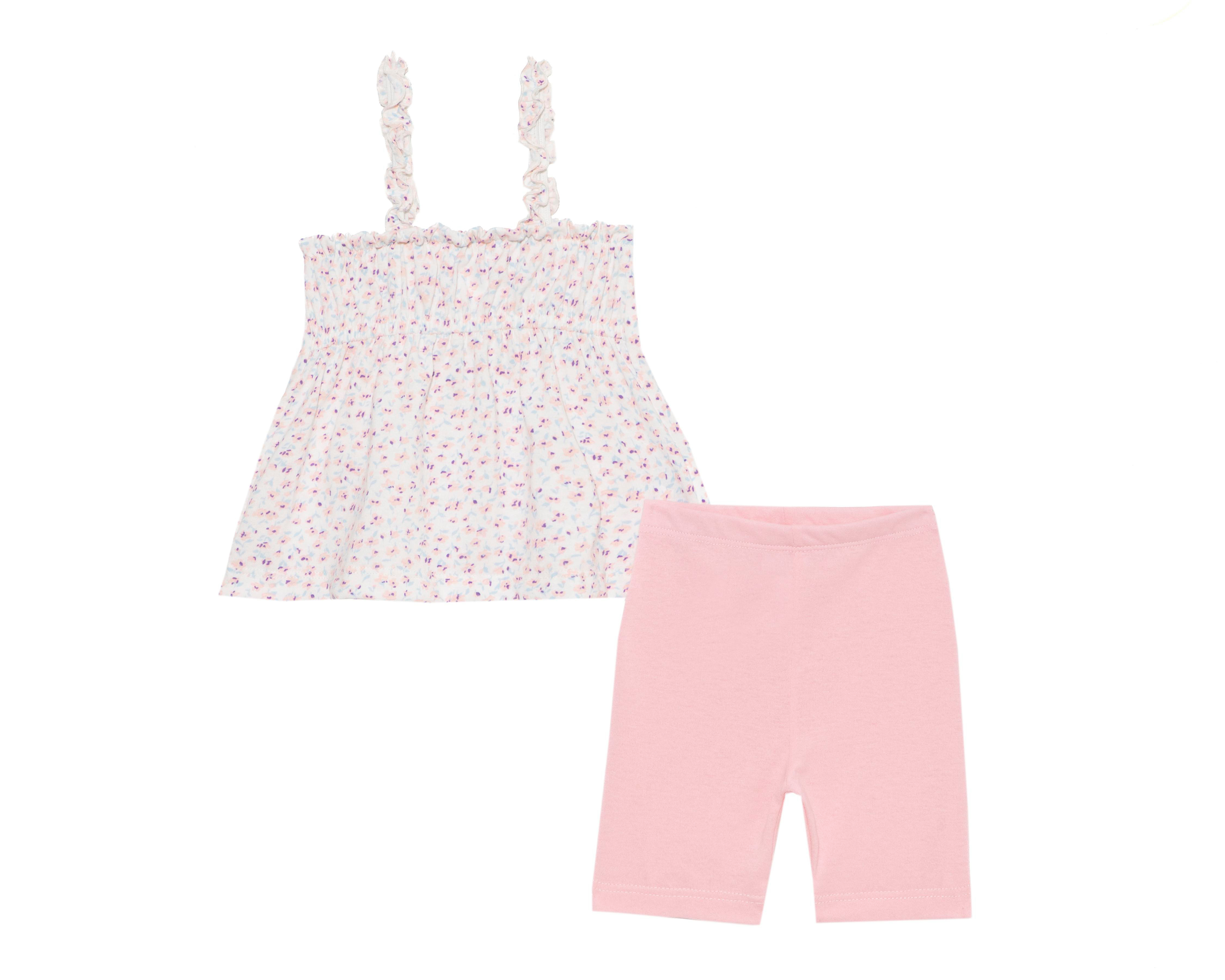 Foto 1 | Short y Blusa para Bebé Niña Baby Colors
