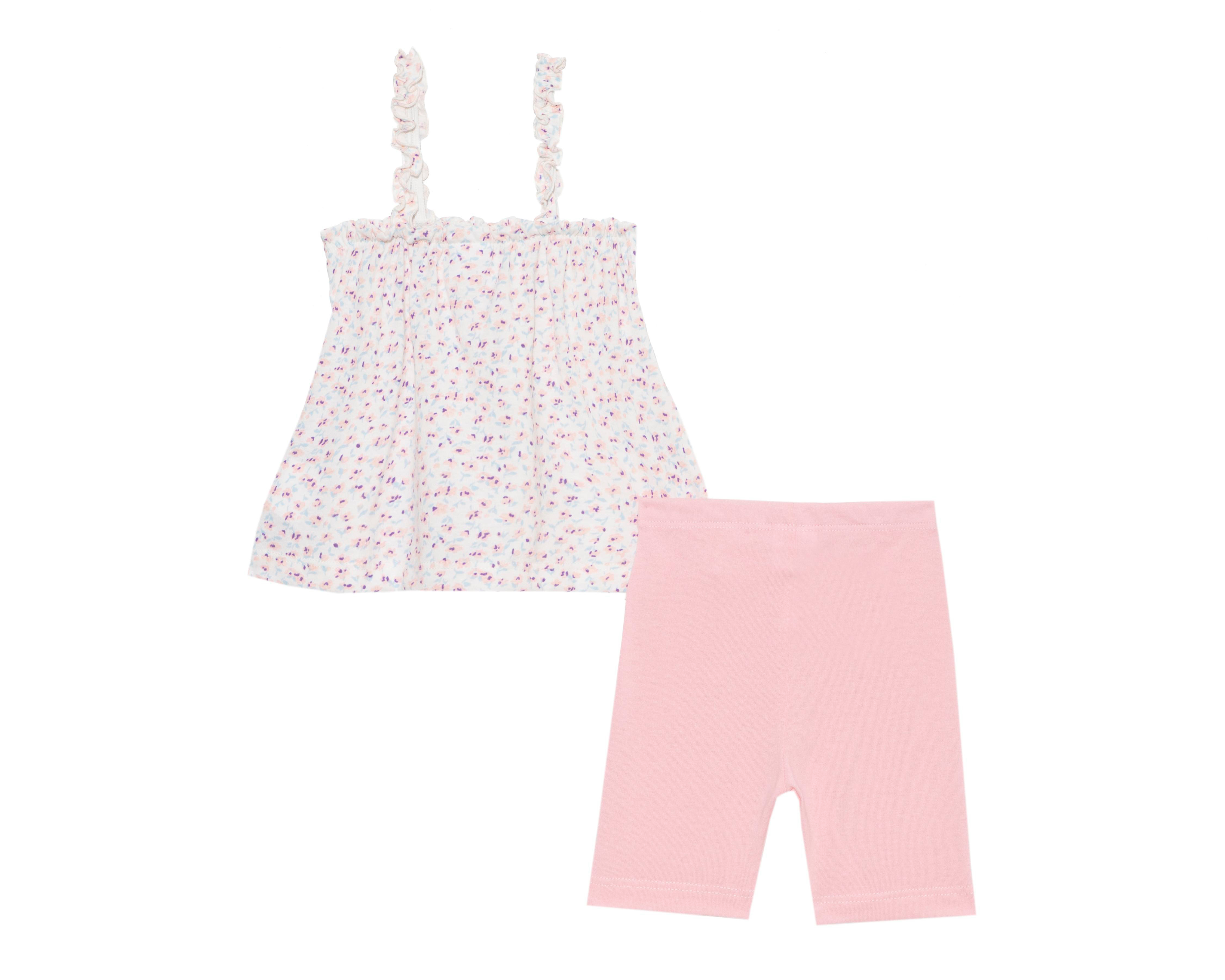 Foto 2 | Short y Blusa para Bebé Niña Baby Colors
