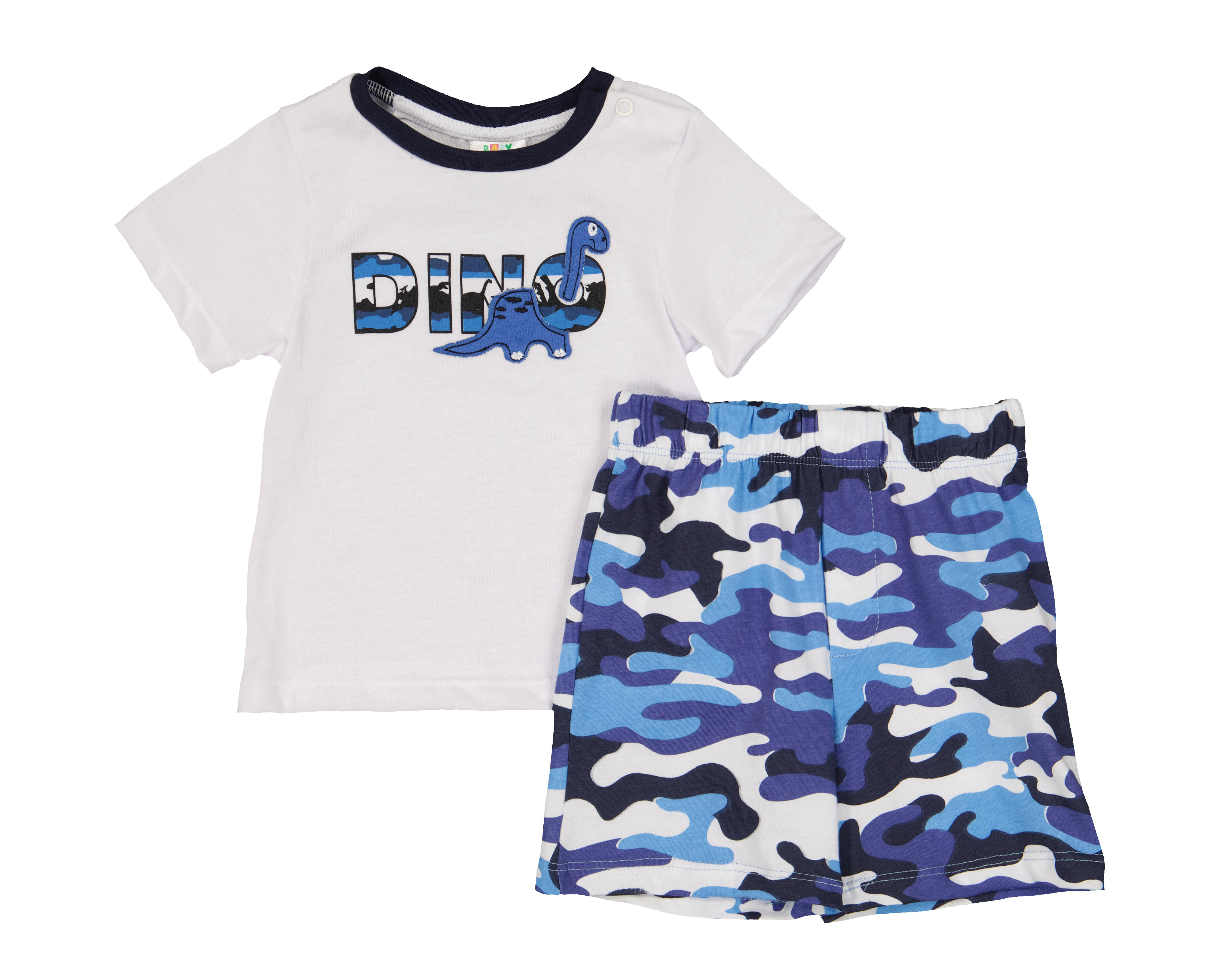 Short y Playera para Bebé Niño Baby Colors