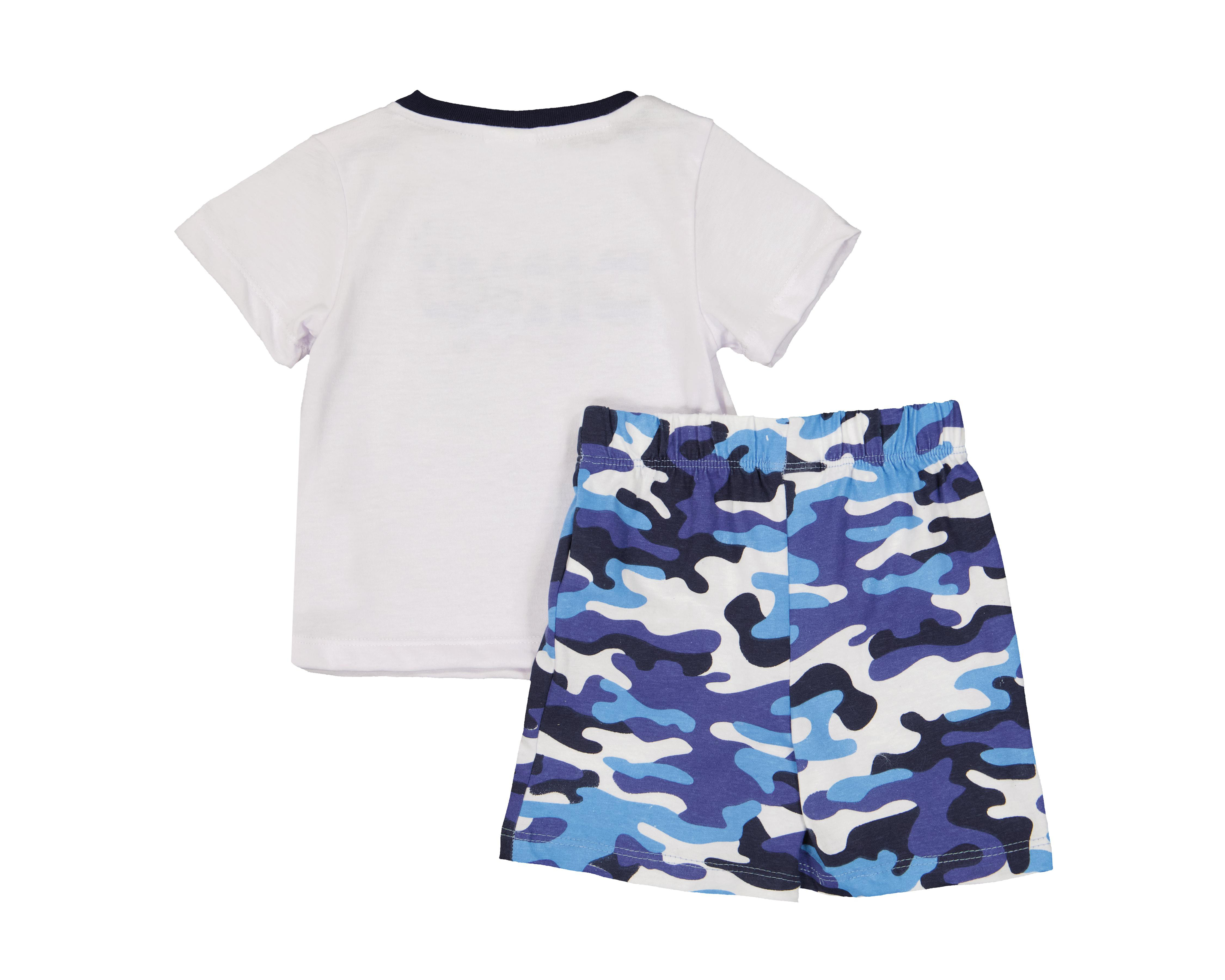 Foto 2 | Short y Playera para Bebé Niño Baby Colors