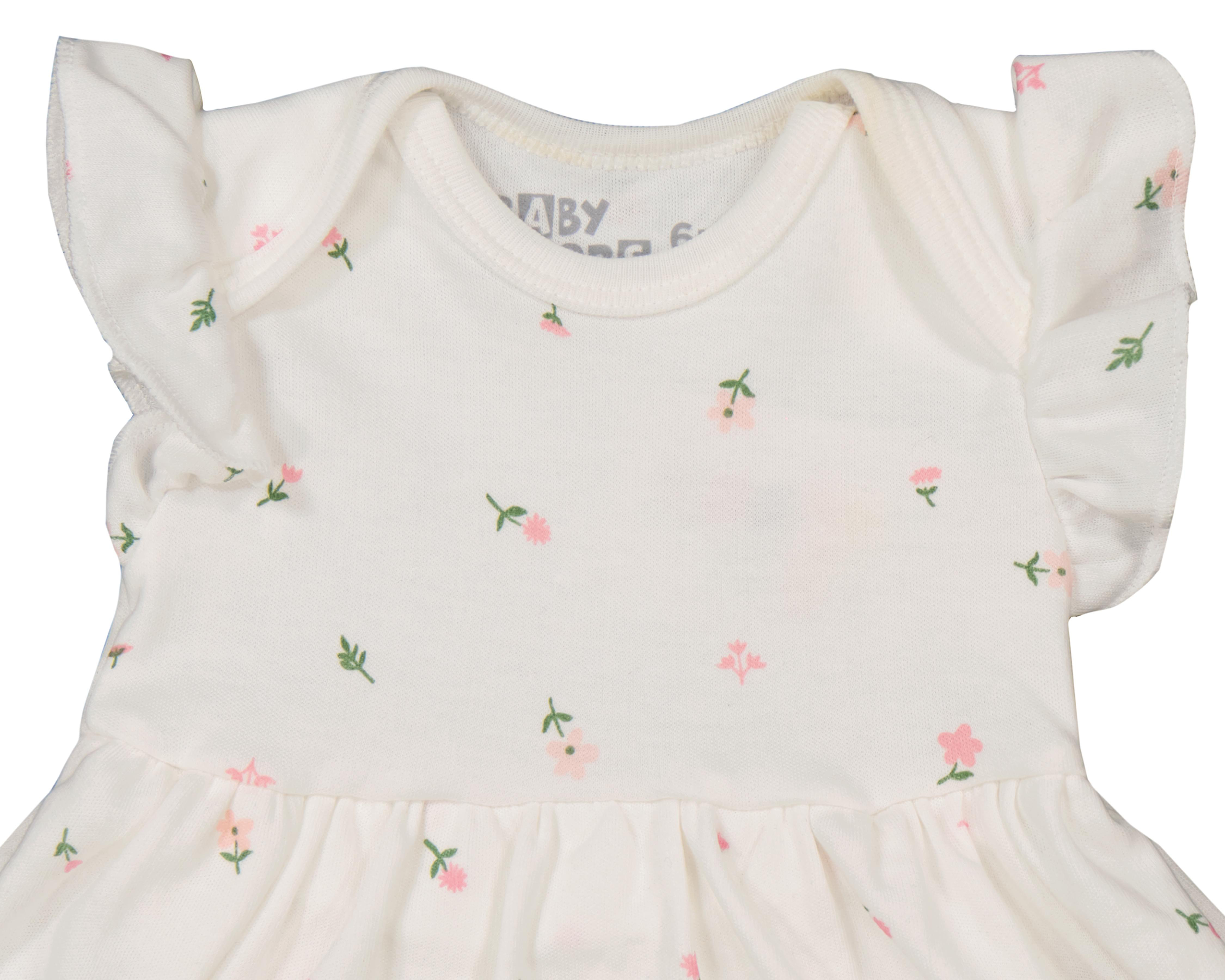 Foto 4 pulgar | Vestido para Bebé Niña Baby Colors Floral