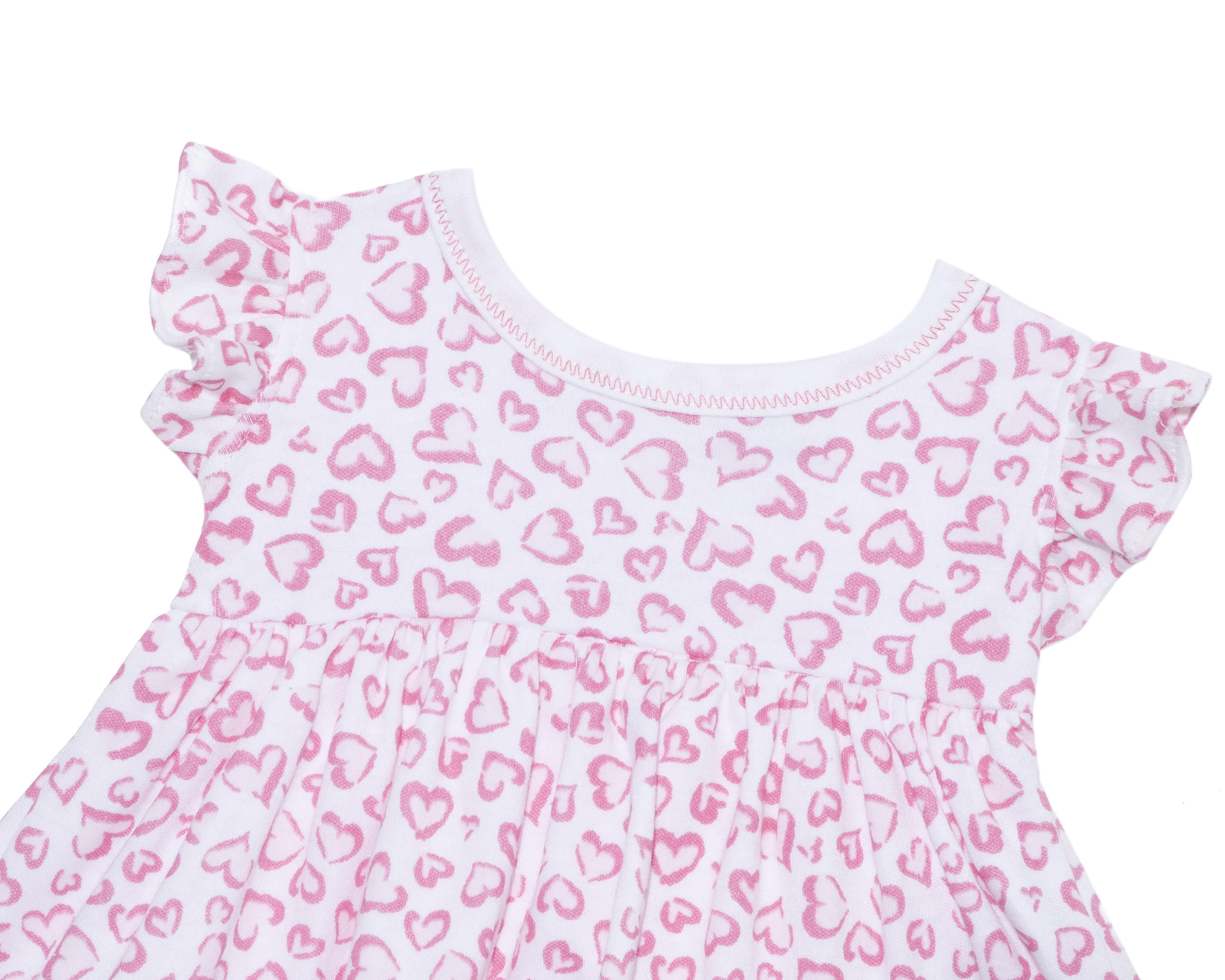 Foto 4 pulgar | Vestido para Bebé Niña Baby Colors Rosa