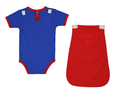 Foto 2 | Pañalero para Bebé Niño Superman de Algodón con Capa