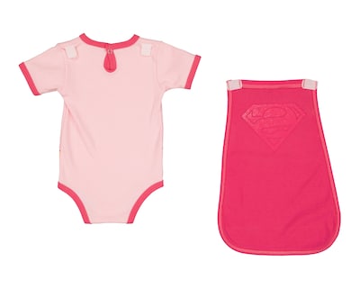 Foto 2 | Pañalero para Bebé Niña Super Girl de Algodón Rosa