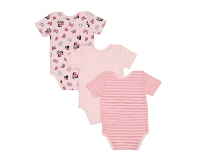 Foto 2 | Pañalero para Bebé Niña Disney Minnie Mouse con Estampado 3 Piezas