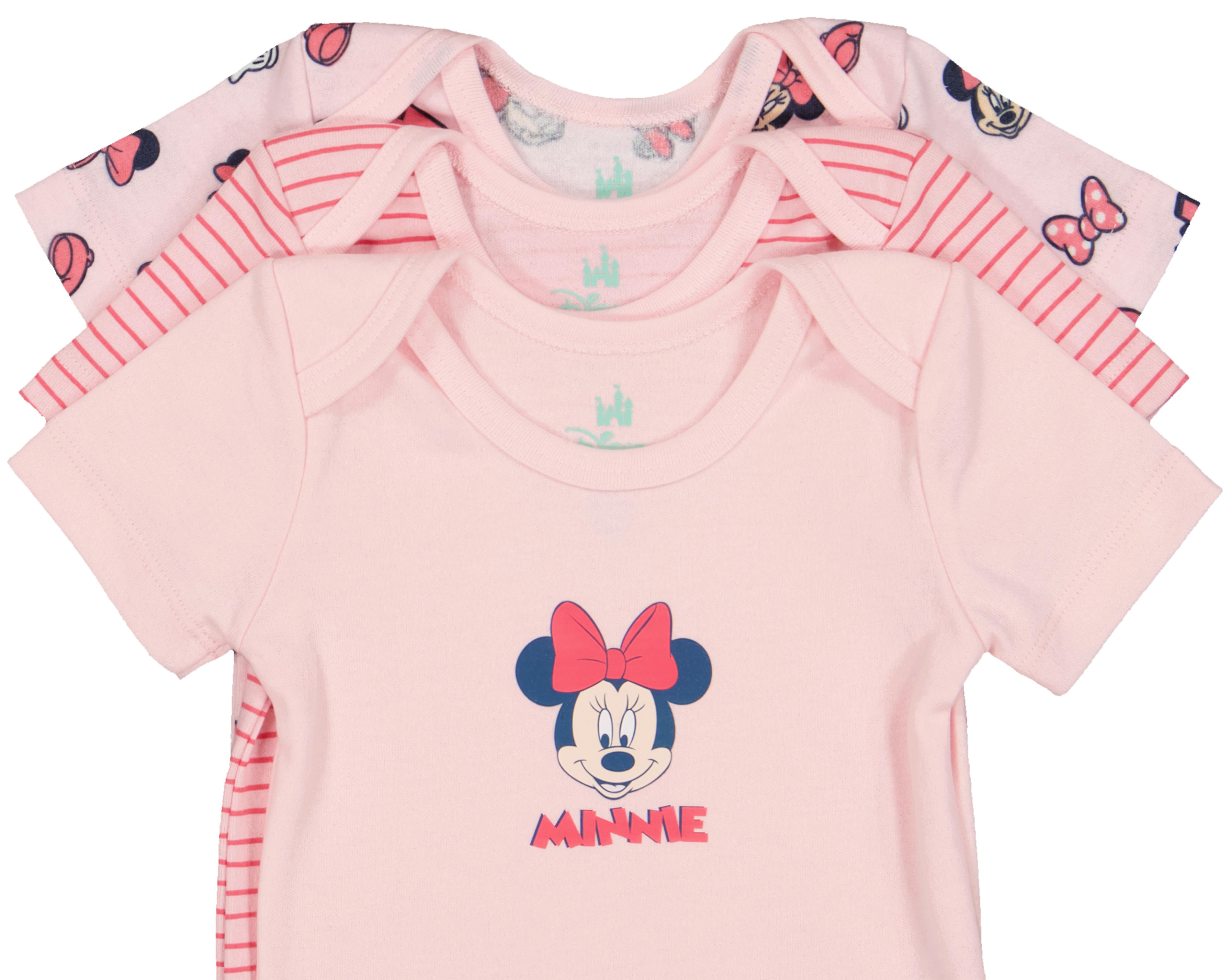 Foto 5 pulgar | Pañalero para Bebé Niña Disney Minnie Mouse con Estampado 3 Piezas