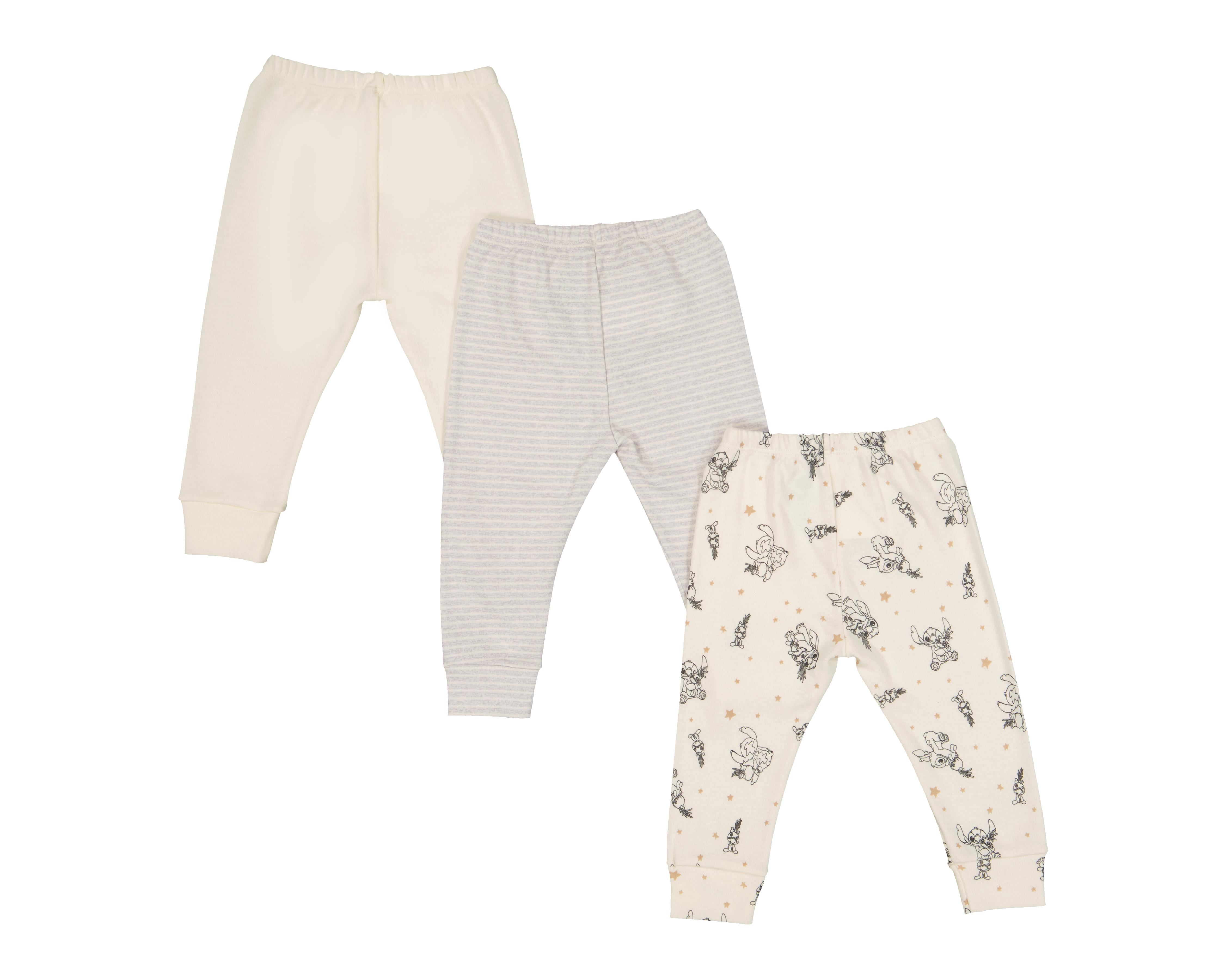Foto 2 | Pantalón para Bebé Disney  Lilo & Stitch con Estampado 3 Piezas